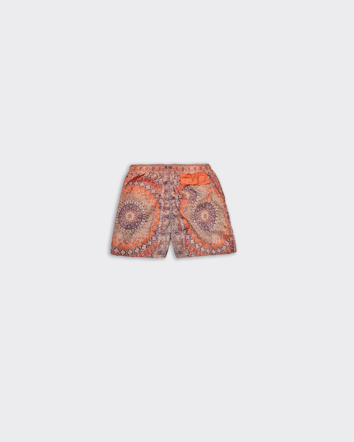 Mandala Swim Shorts Orange