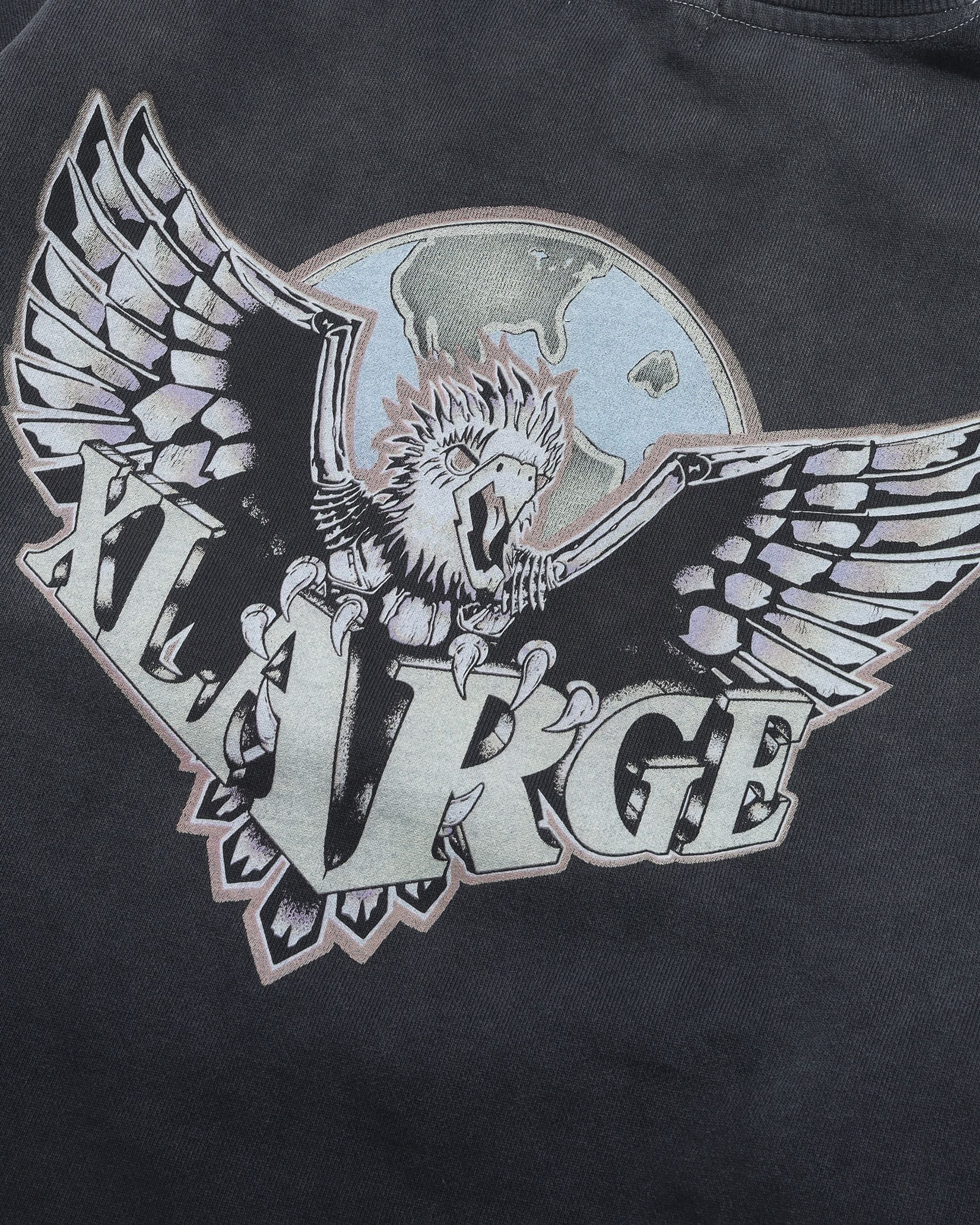 Crewneck Eagle Wings To The World Washed Nera