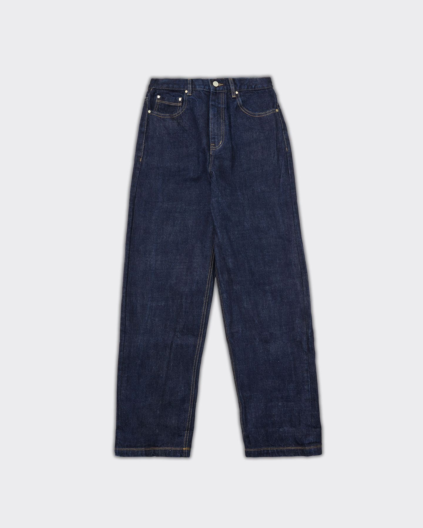 Pantalone Raw Denim Blu