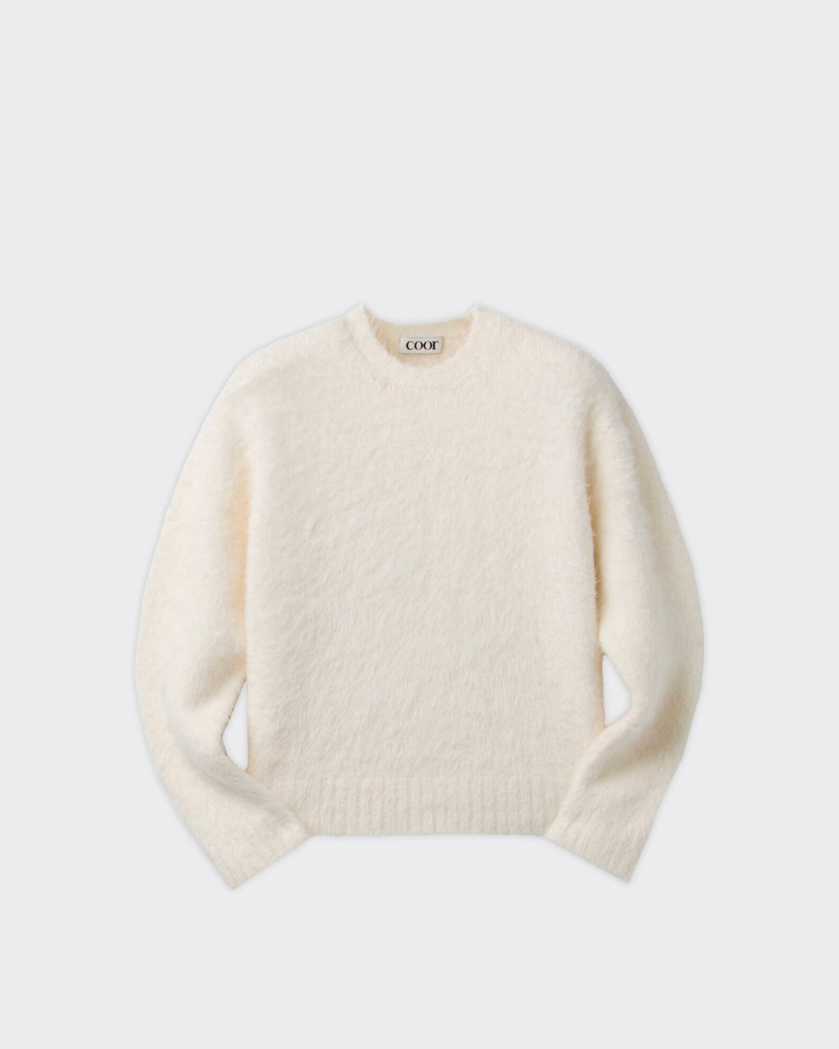 Maglione Maxi Alpaca Blend Hairy Ivory