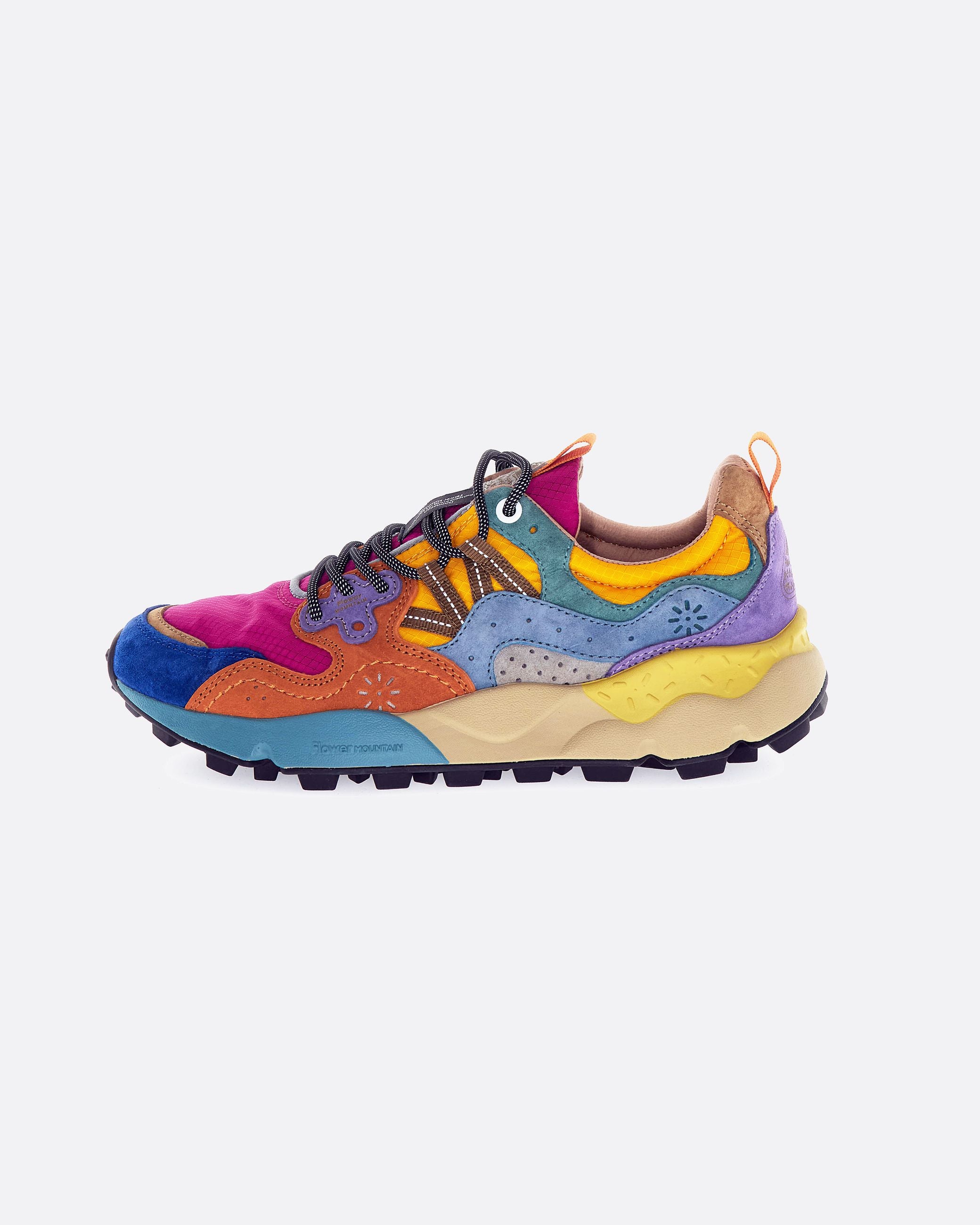 Sneakers Yamano 3 Uni Suede/Nylon Orange/Black/Rasberry