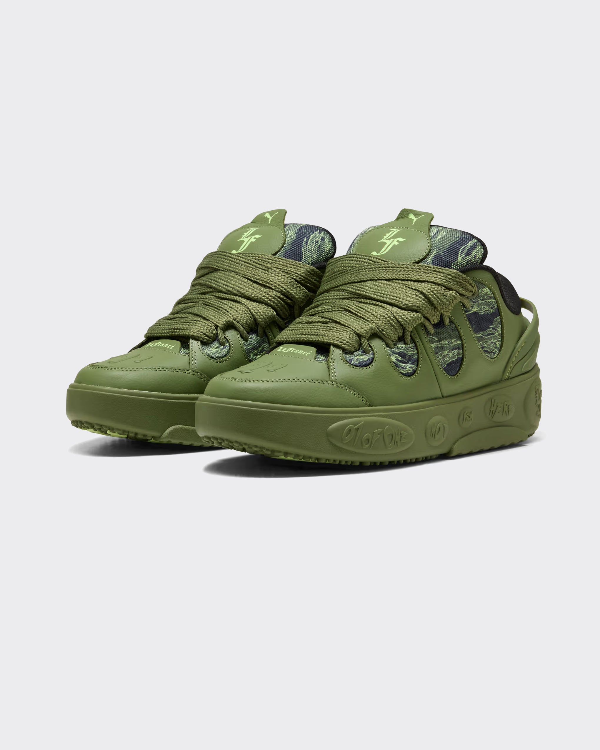 Sneakers La Francé Camo Avocado Green/Fizzy