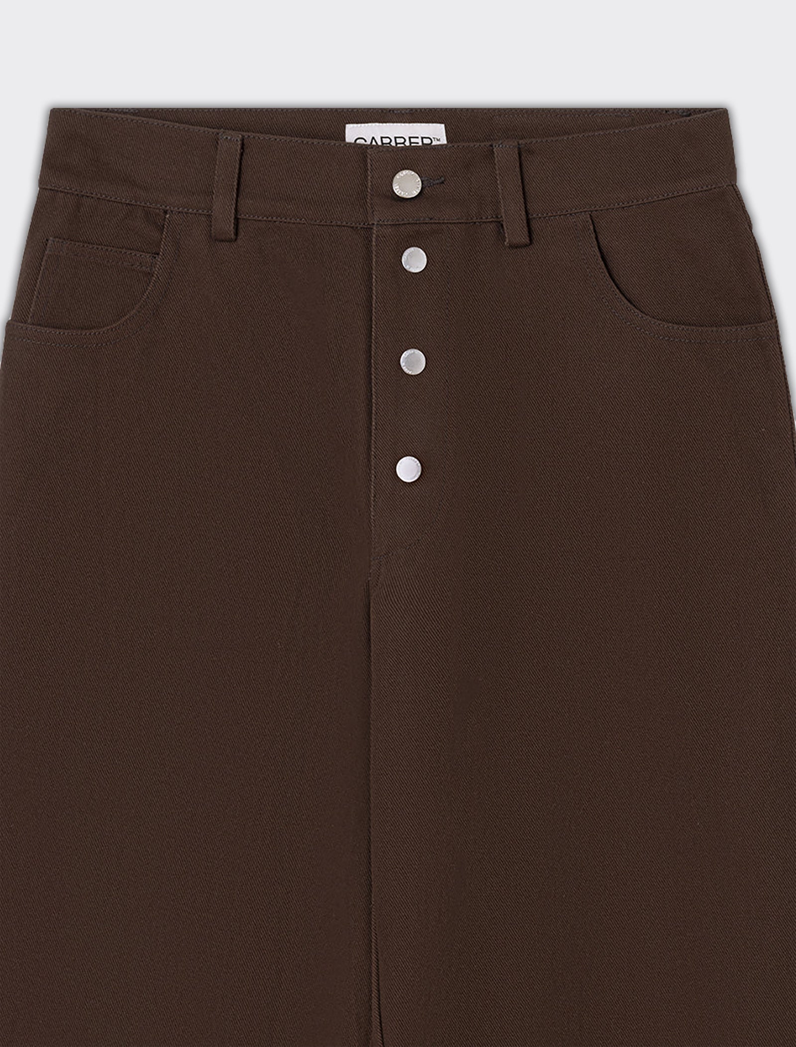 Pantalone Straight Wide Cercs Marrone