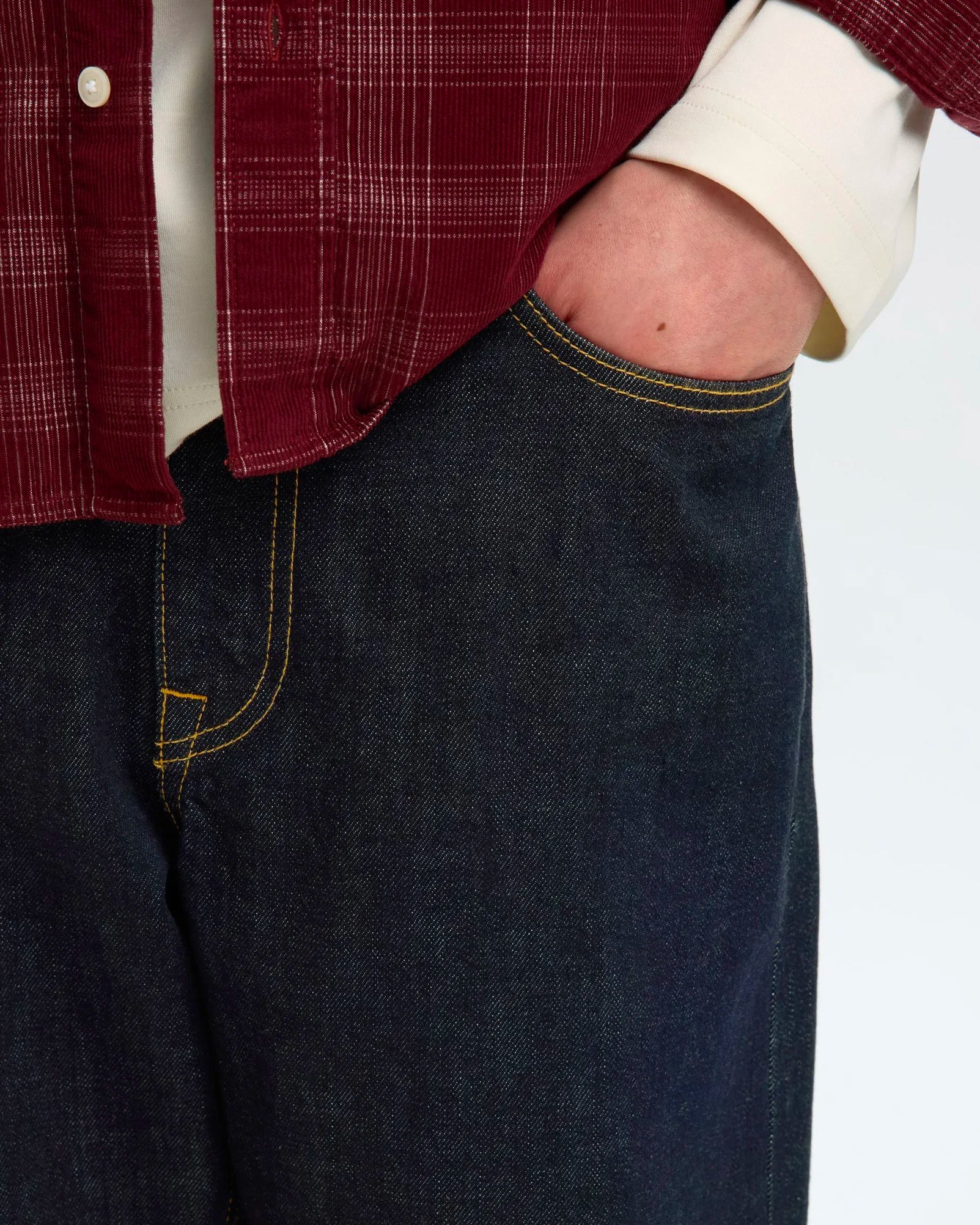 Jeans Loose Ben Selvedge 804 Dark Blue Denim