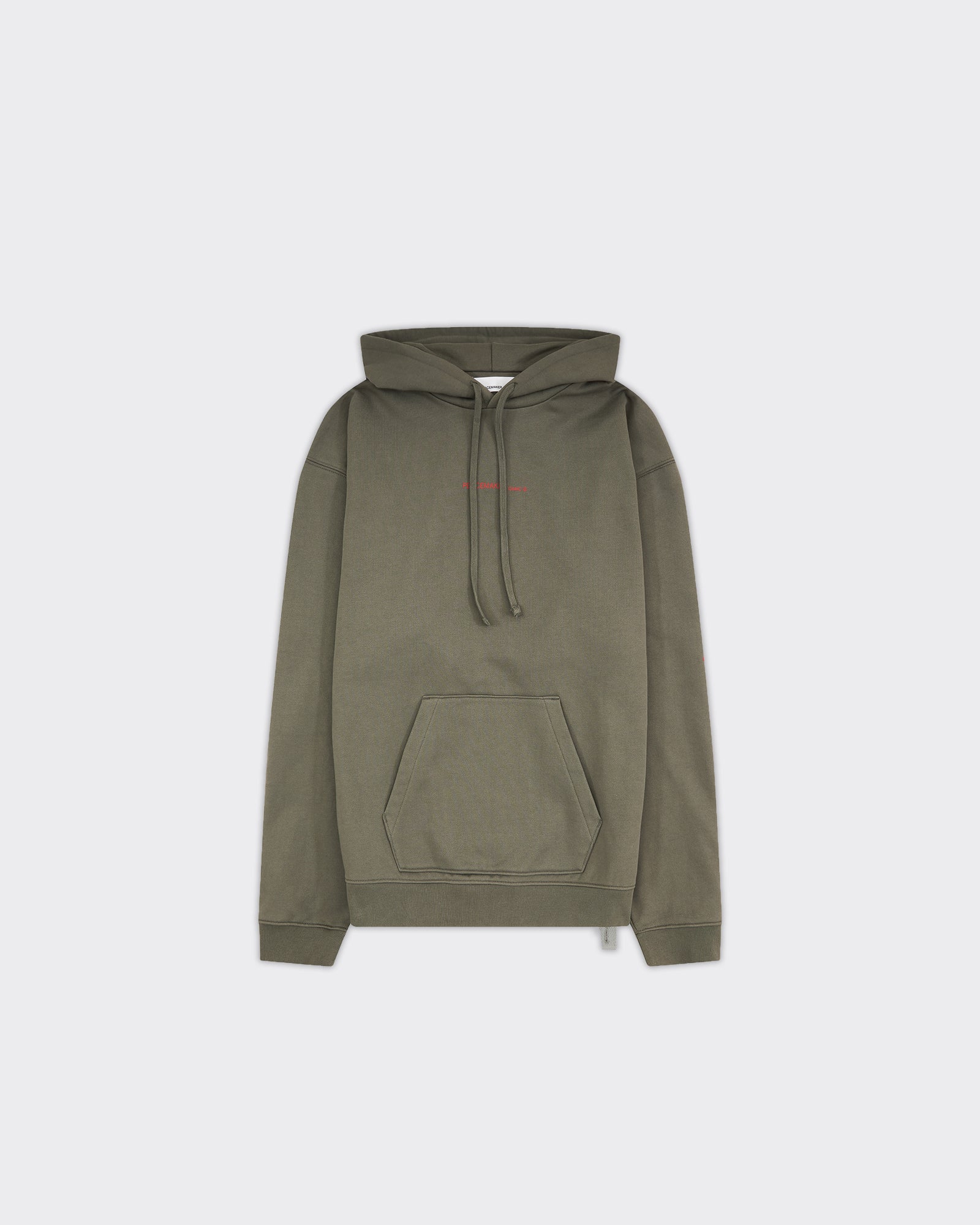 Felpa Con Cappuccio Loose Fit Pigeon Print Grey