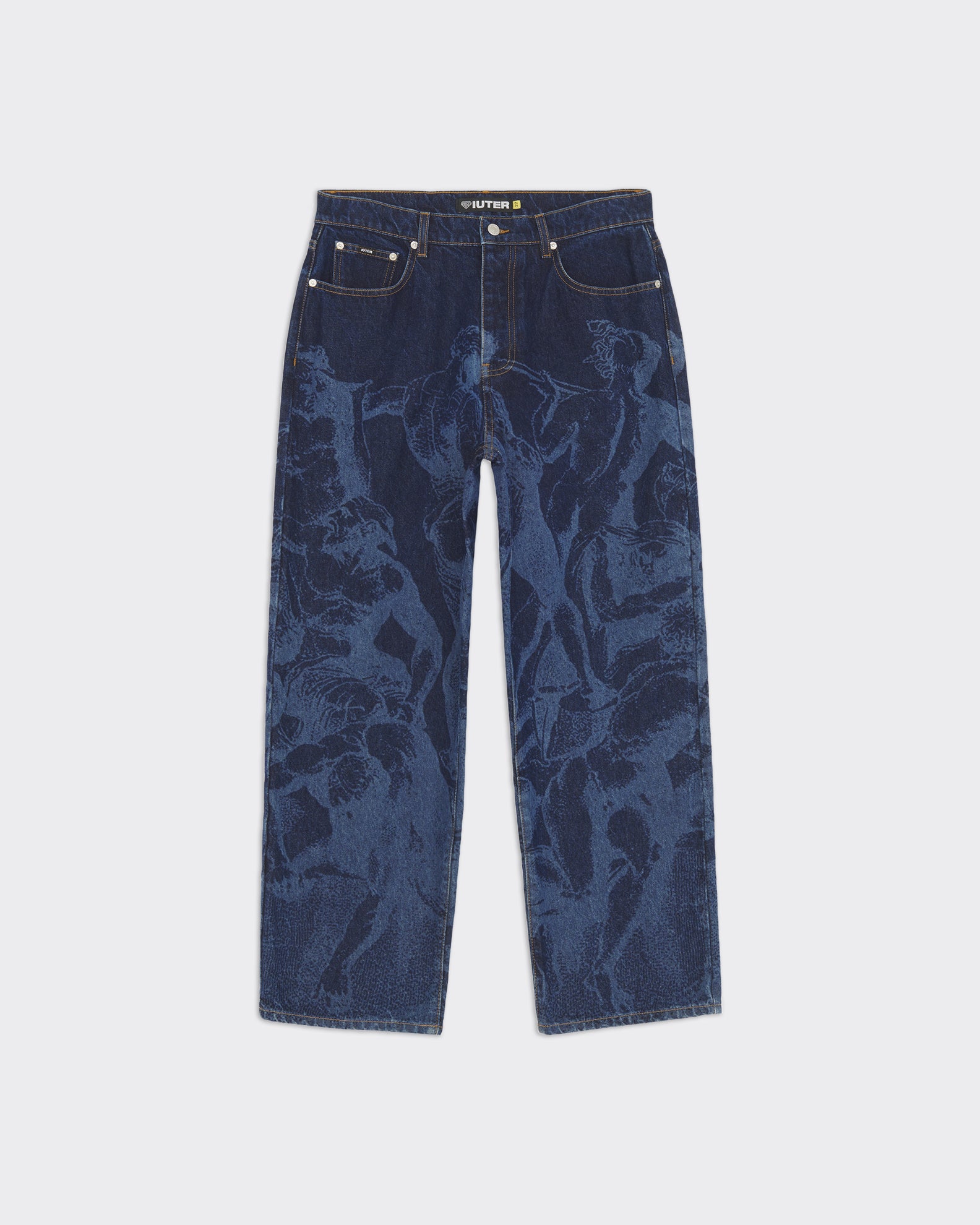 Jeans Baggy Battle Laser Denim Rinse