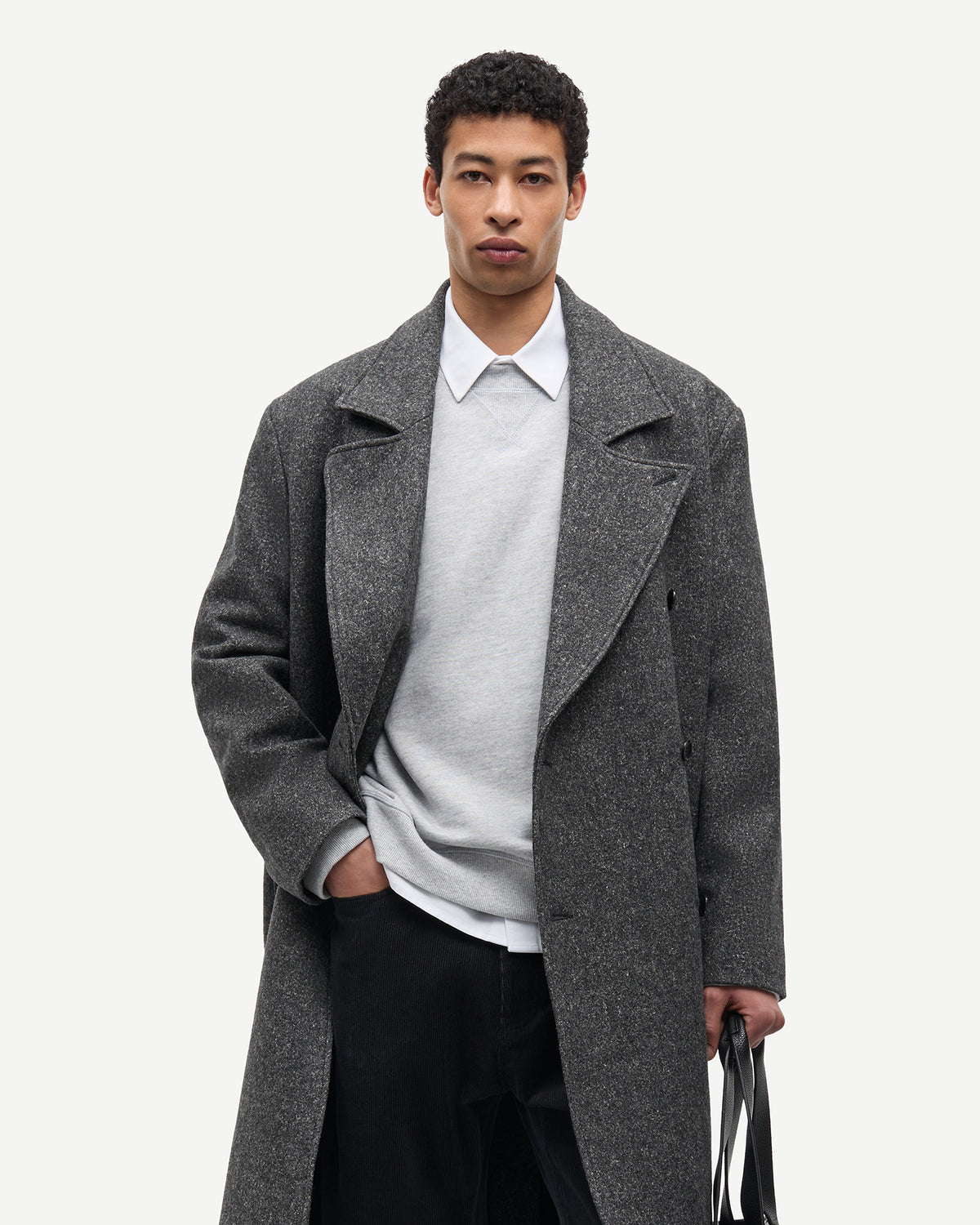 Cappotto Savince Dark Grey Melange
