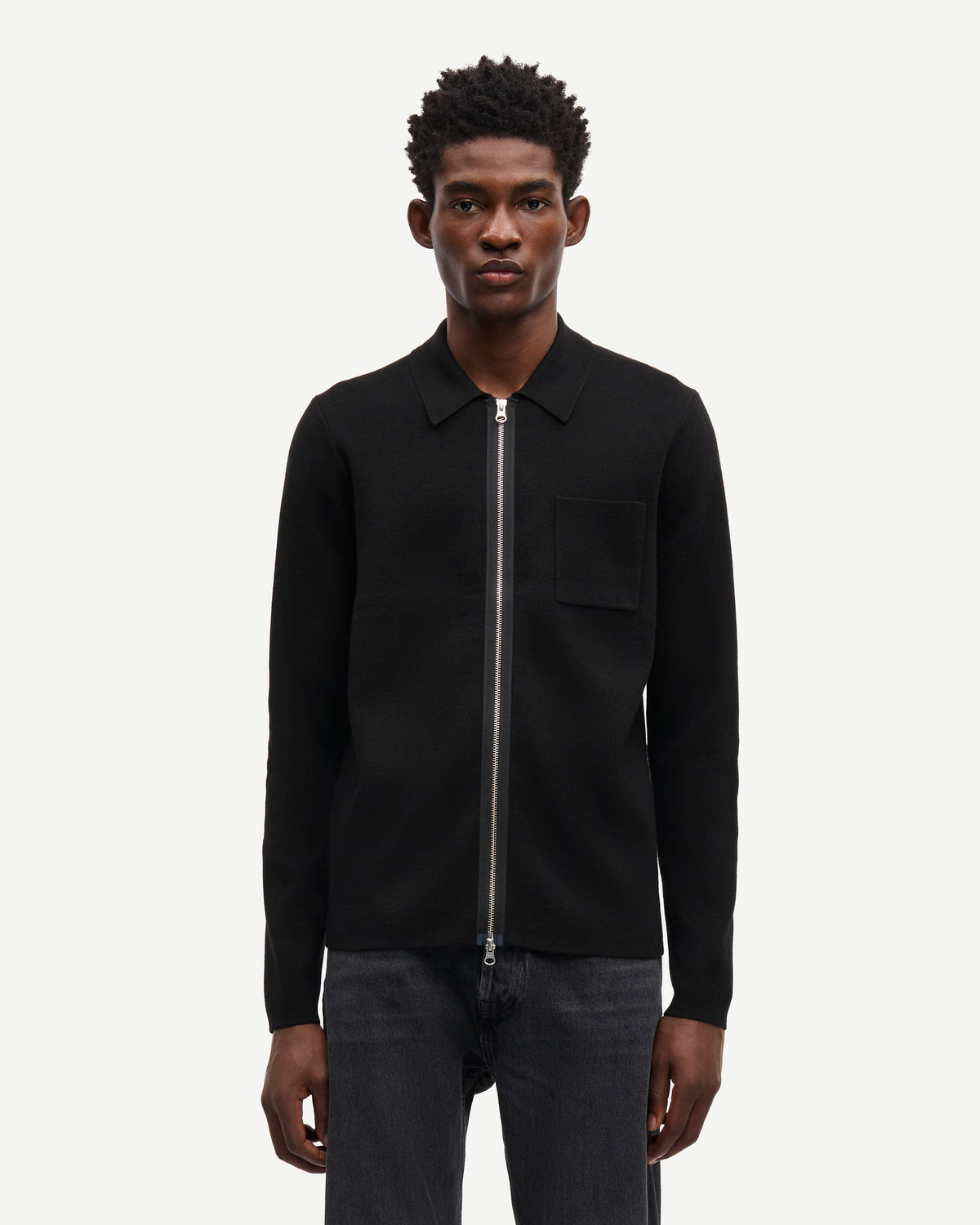 Polo Guna Full Zip Nera