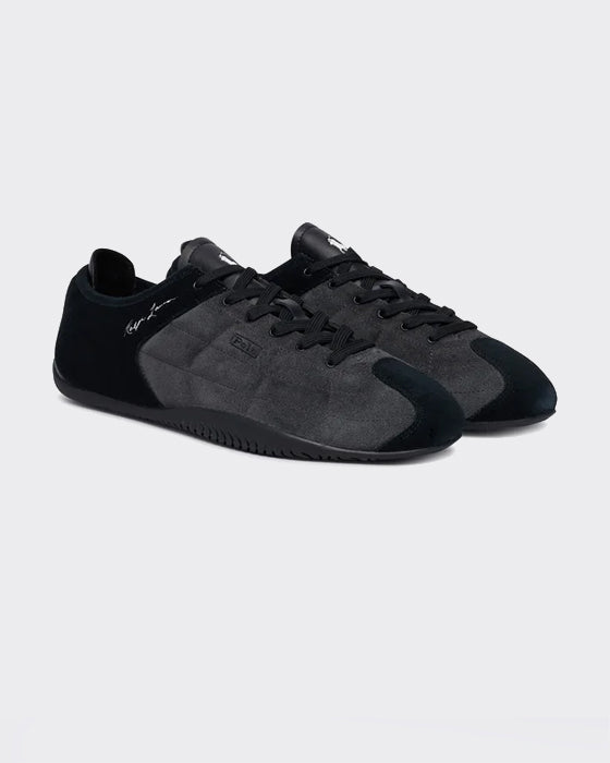 Sneakers Rl Racer Quilted Suede Nere