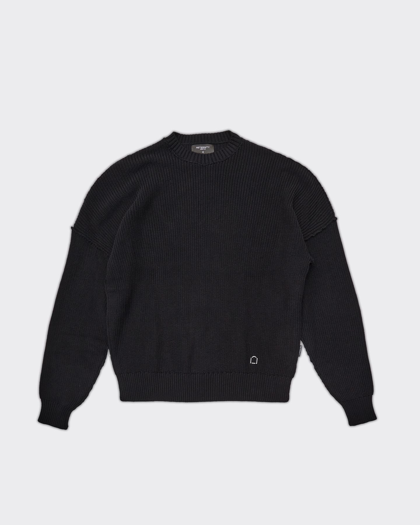 DPT CREATIVE KNIT JUMPER BLACK