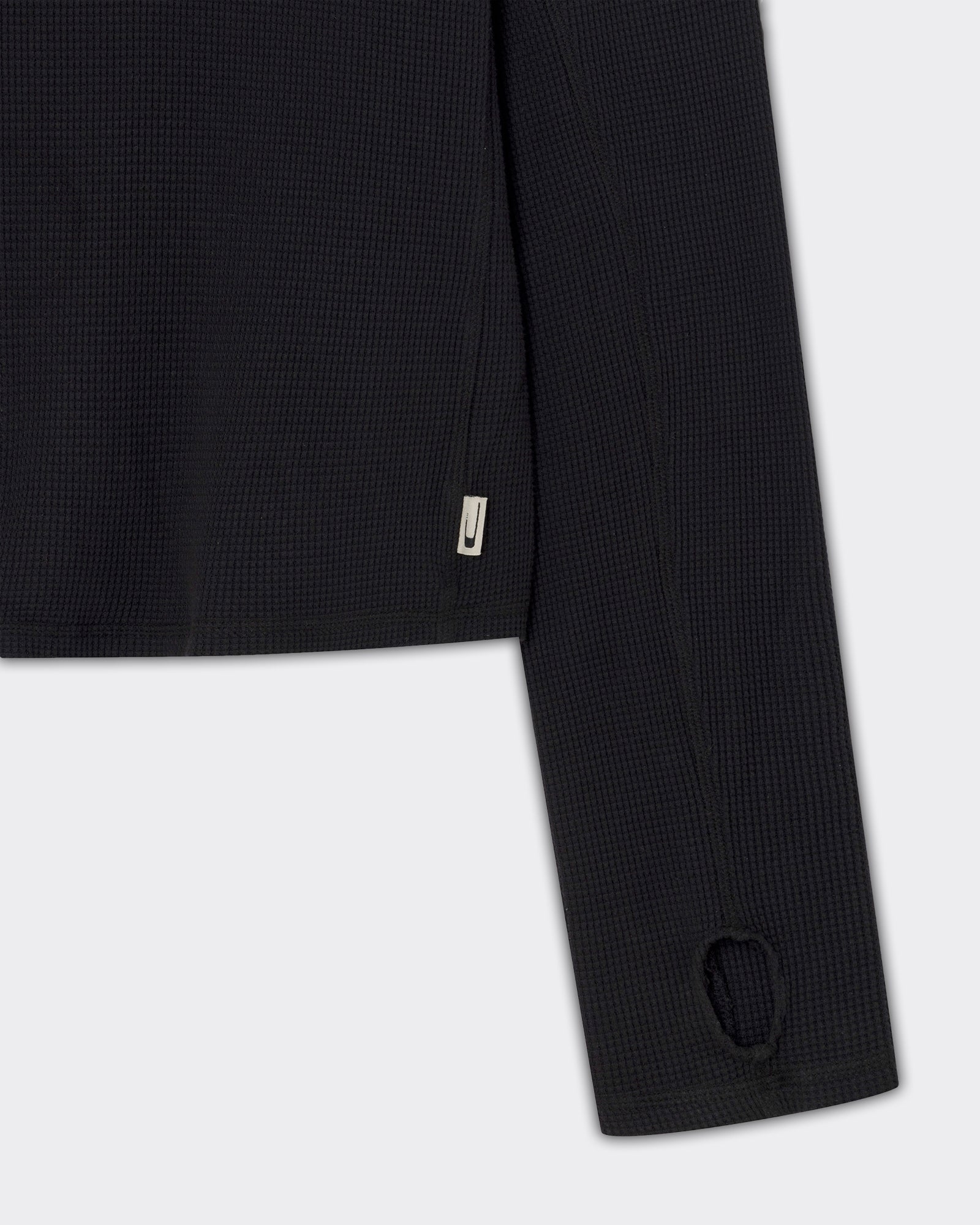 Longsleeve Lis Henley Nera