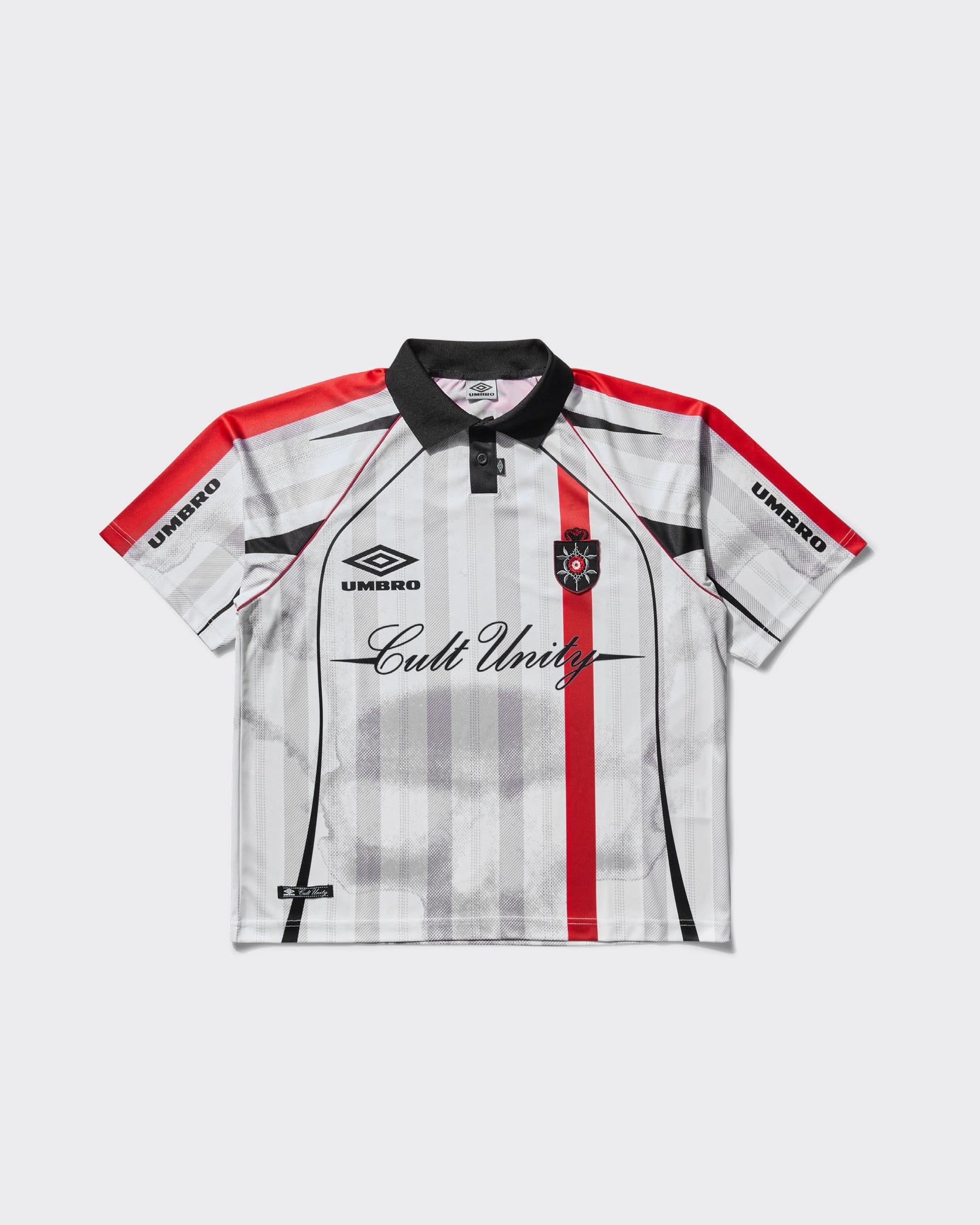 Polo Jersey White/Red