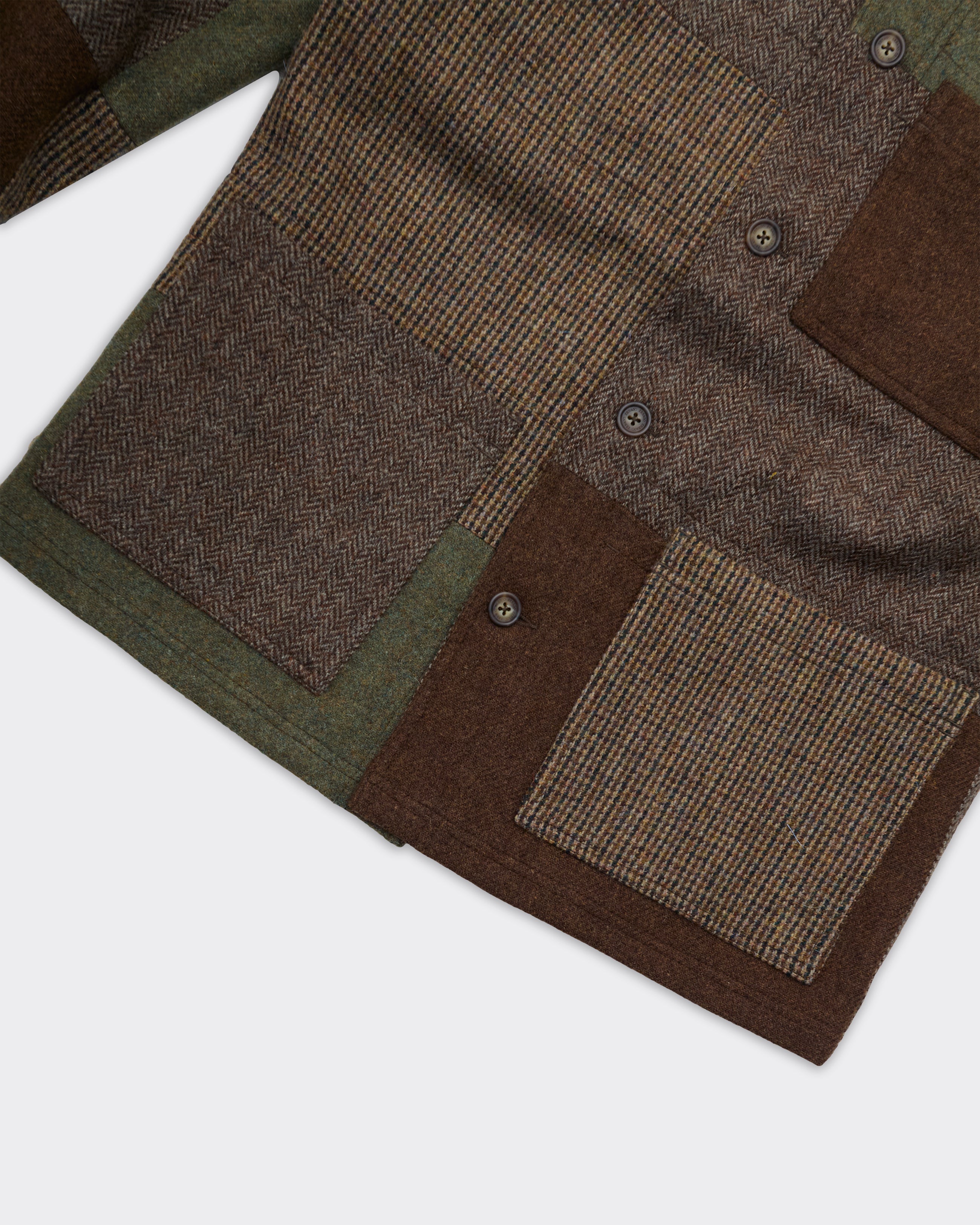 Giacca Dorr Patchwork Brown Multicolor
