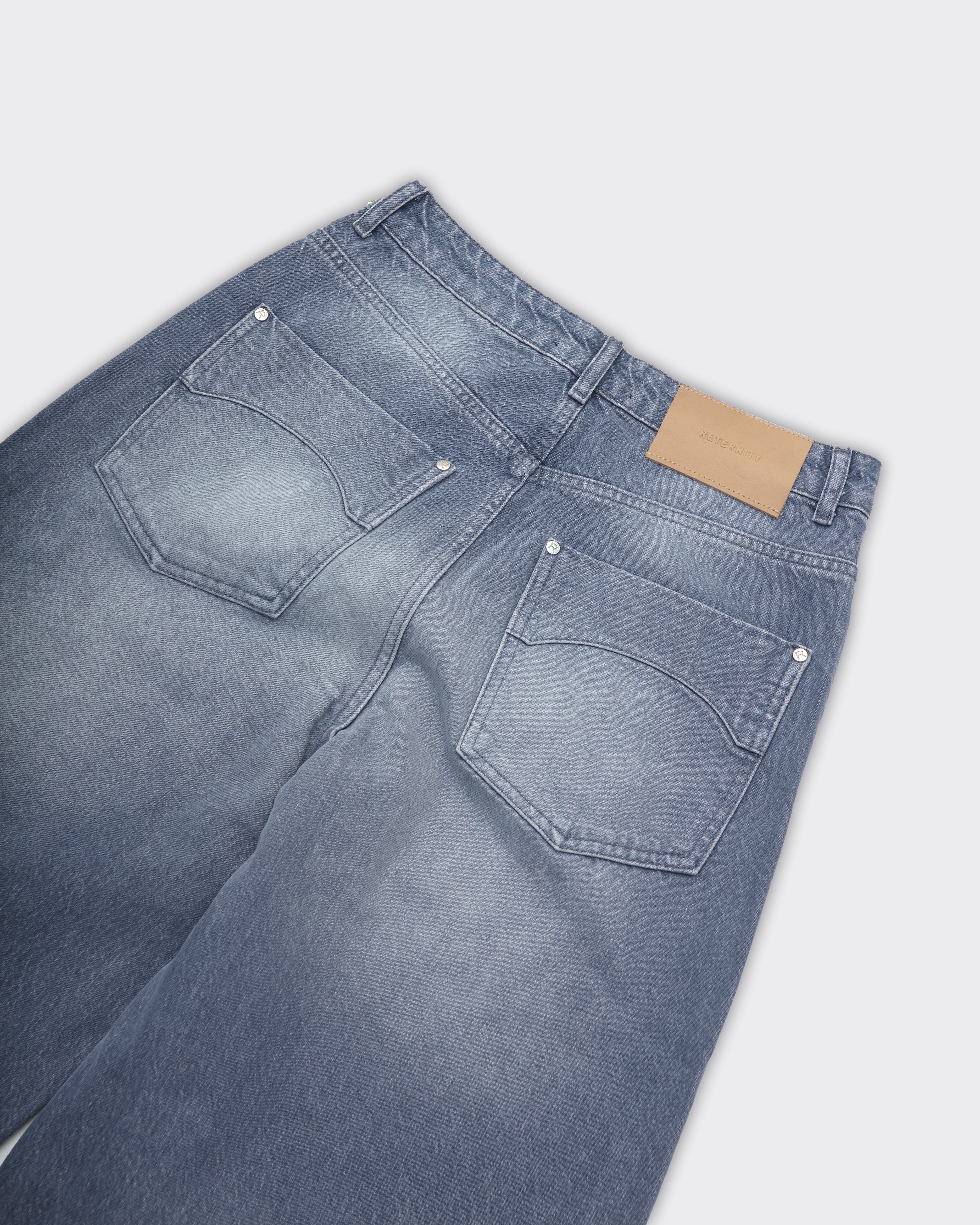 Jeans Essential Baggy Denim Light Grey