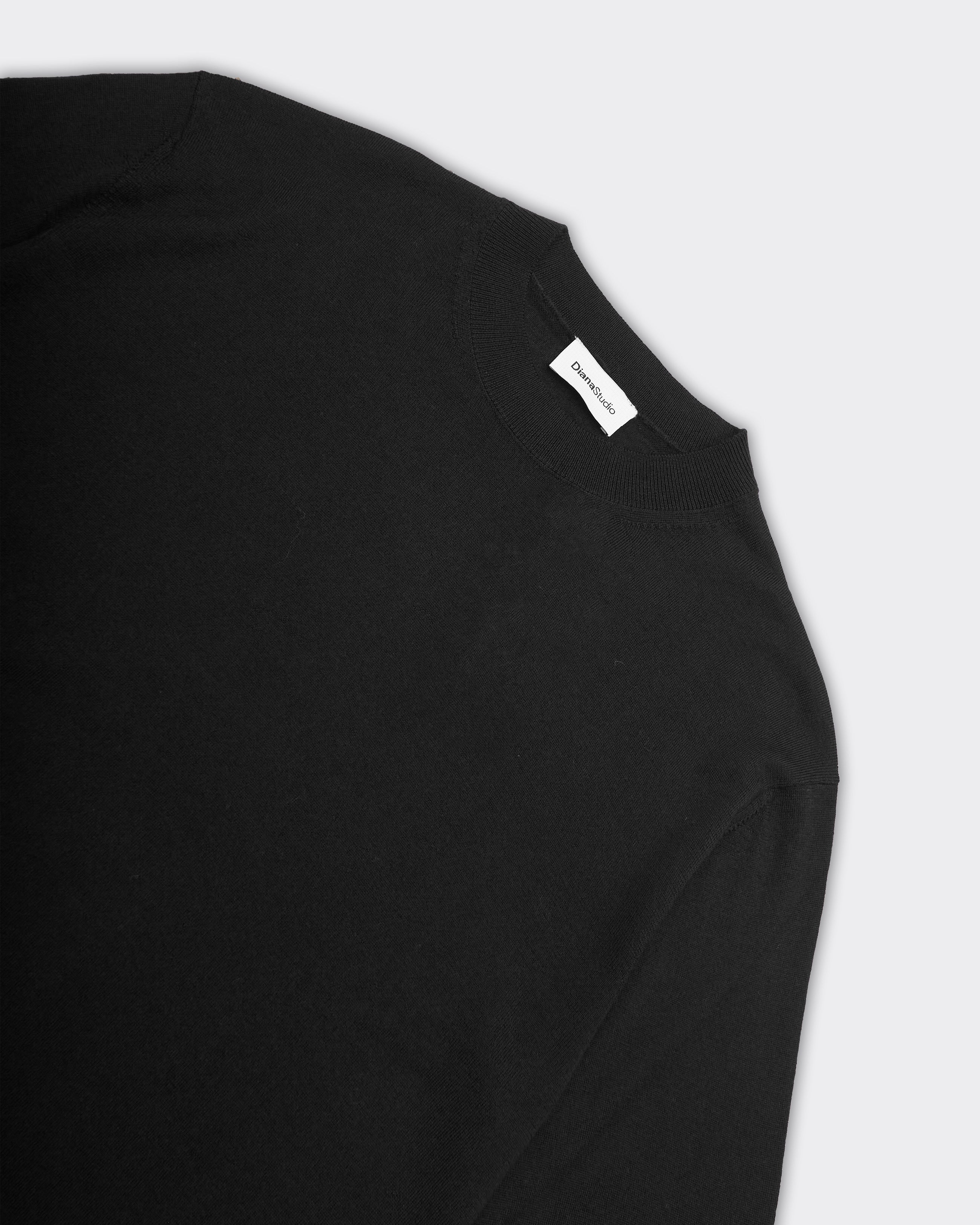 Maglia Crewneck Knit Nera