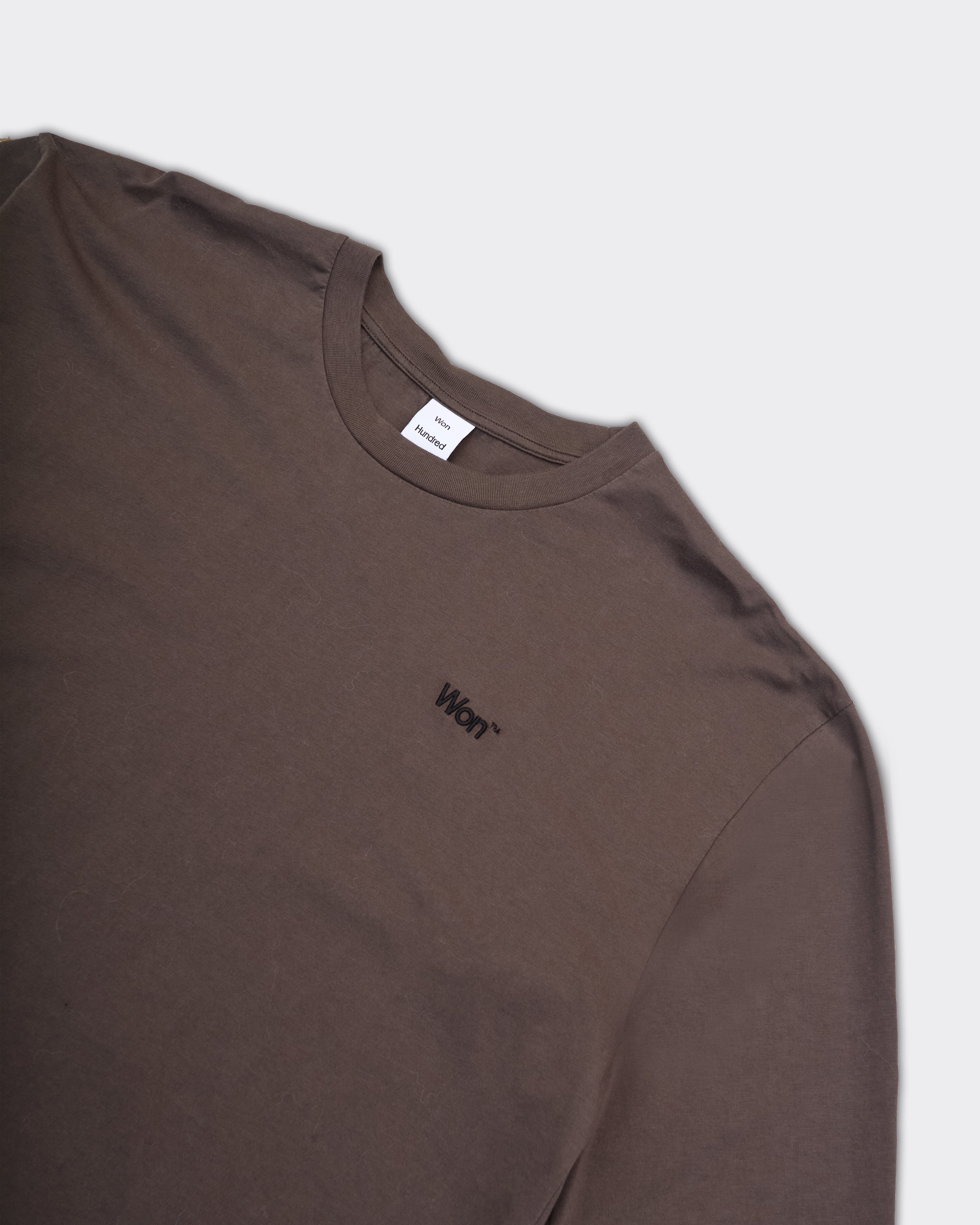 Longsleeve The Staff Tee Embroidery Black Olive