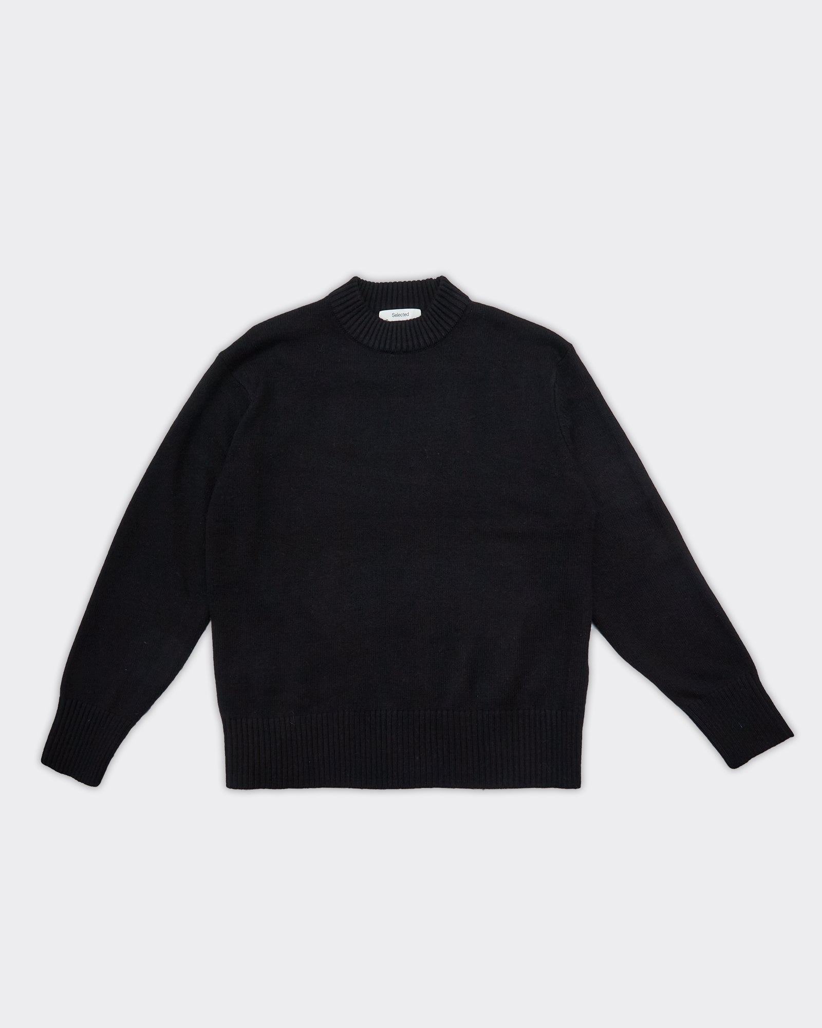 Crewneck Knit Calle Relaxed Cashmere Blend Nero