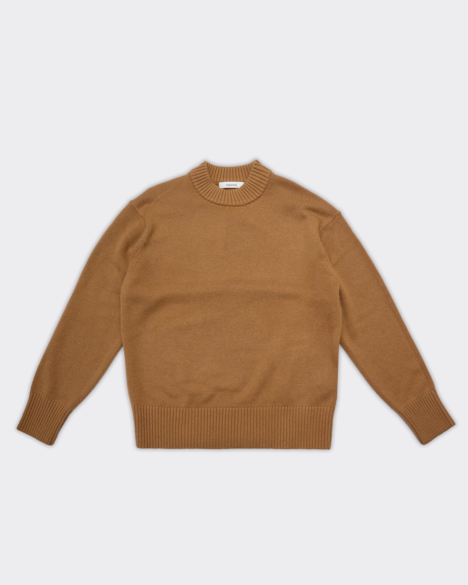 Crewneck Knit Calle Relaxed Cashmere Blend Chipmunk