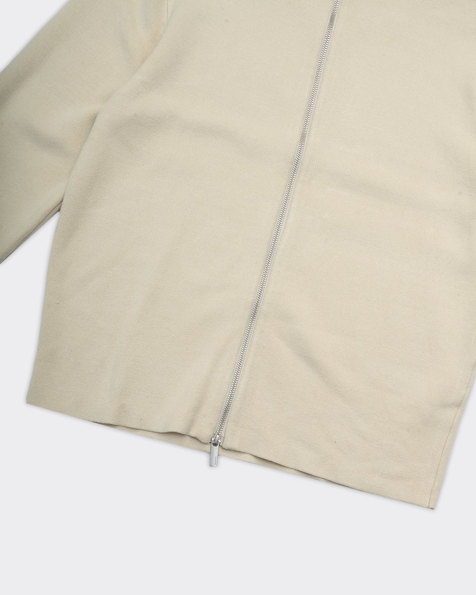 Cardigan Teller Relaxed Zip Oatmeal