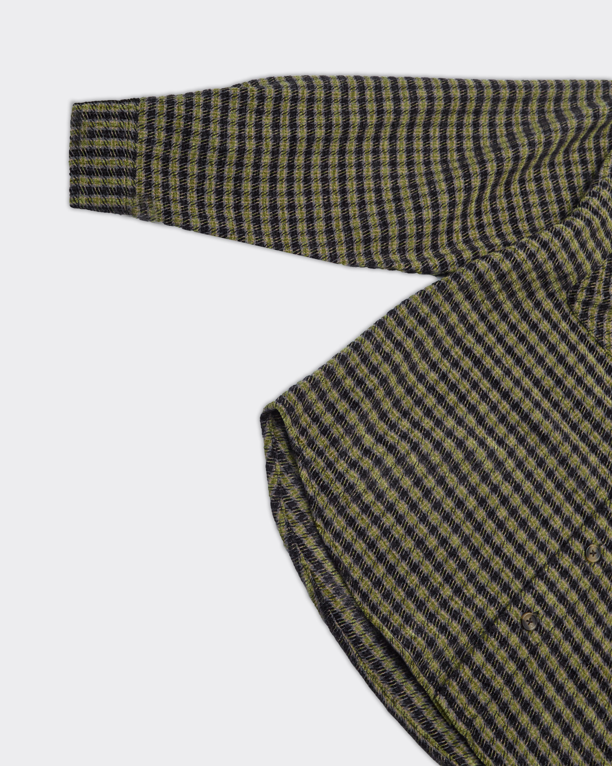 Camicia Plaid Check Nera/Verde