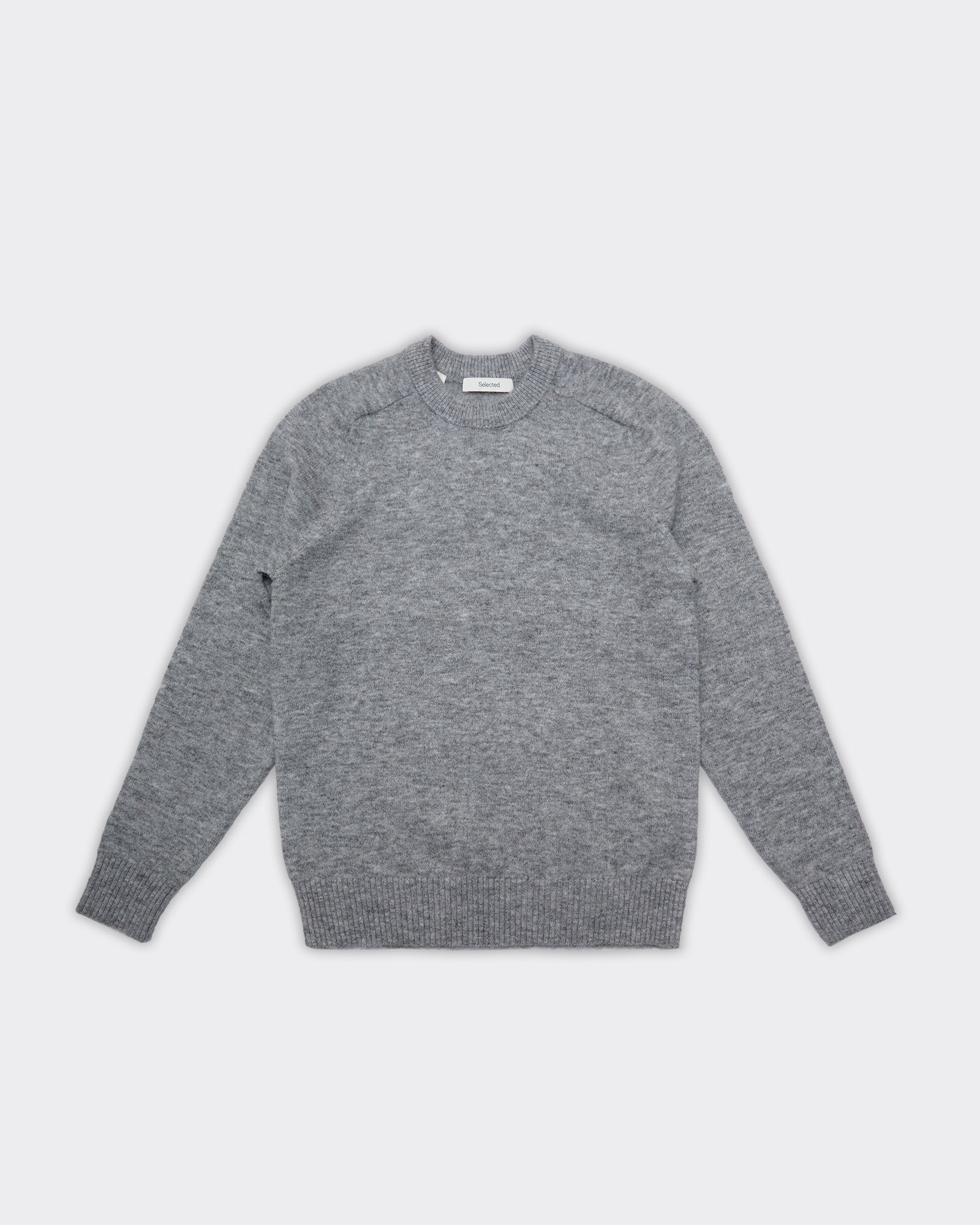 Maglione Knit Rai Light Grey Melange