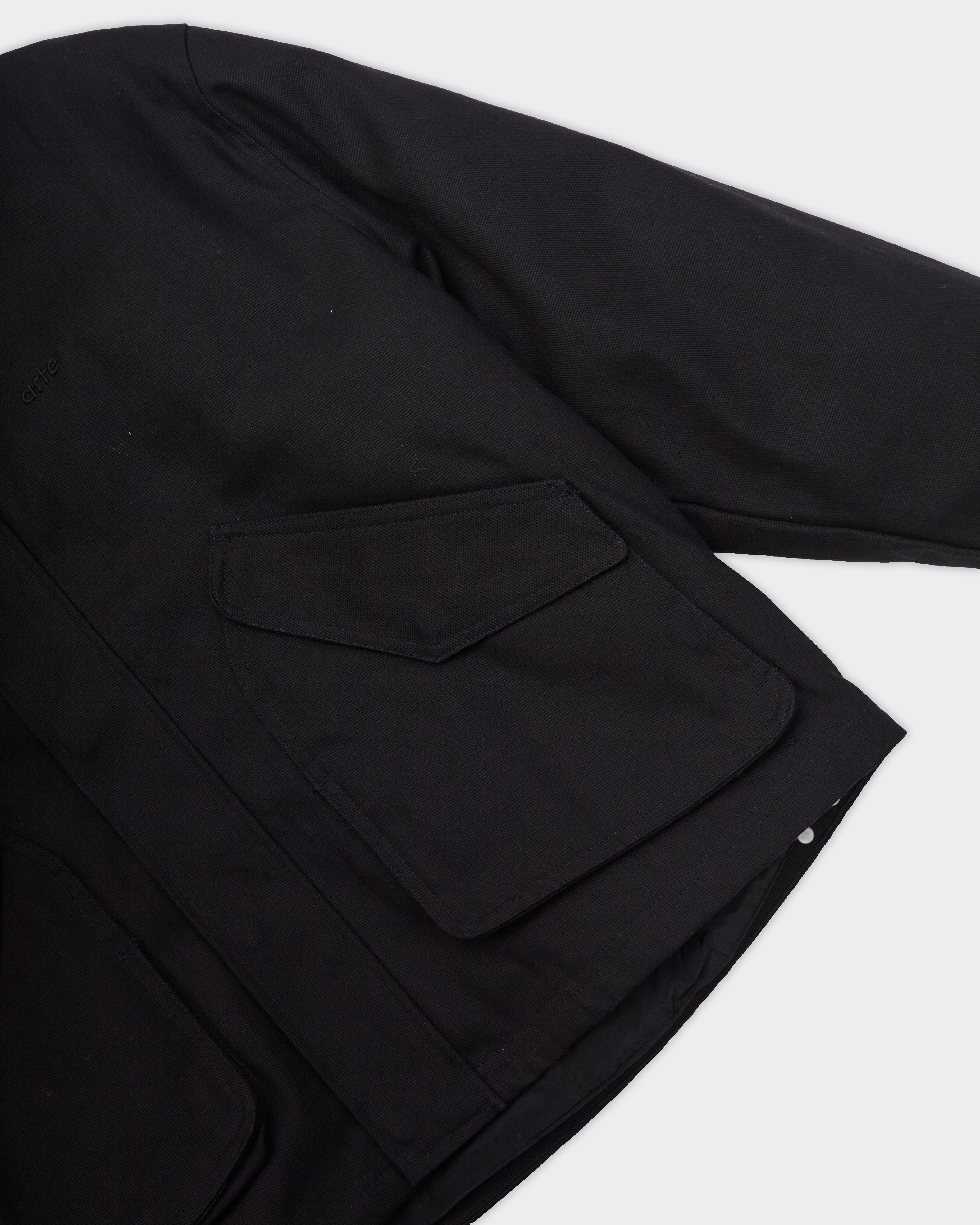 Giacca Inclined Pocket Nera