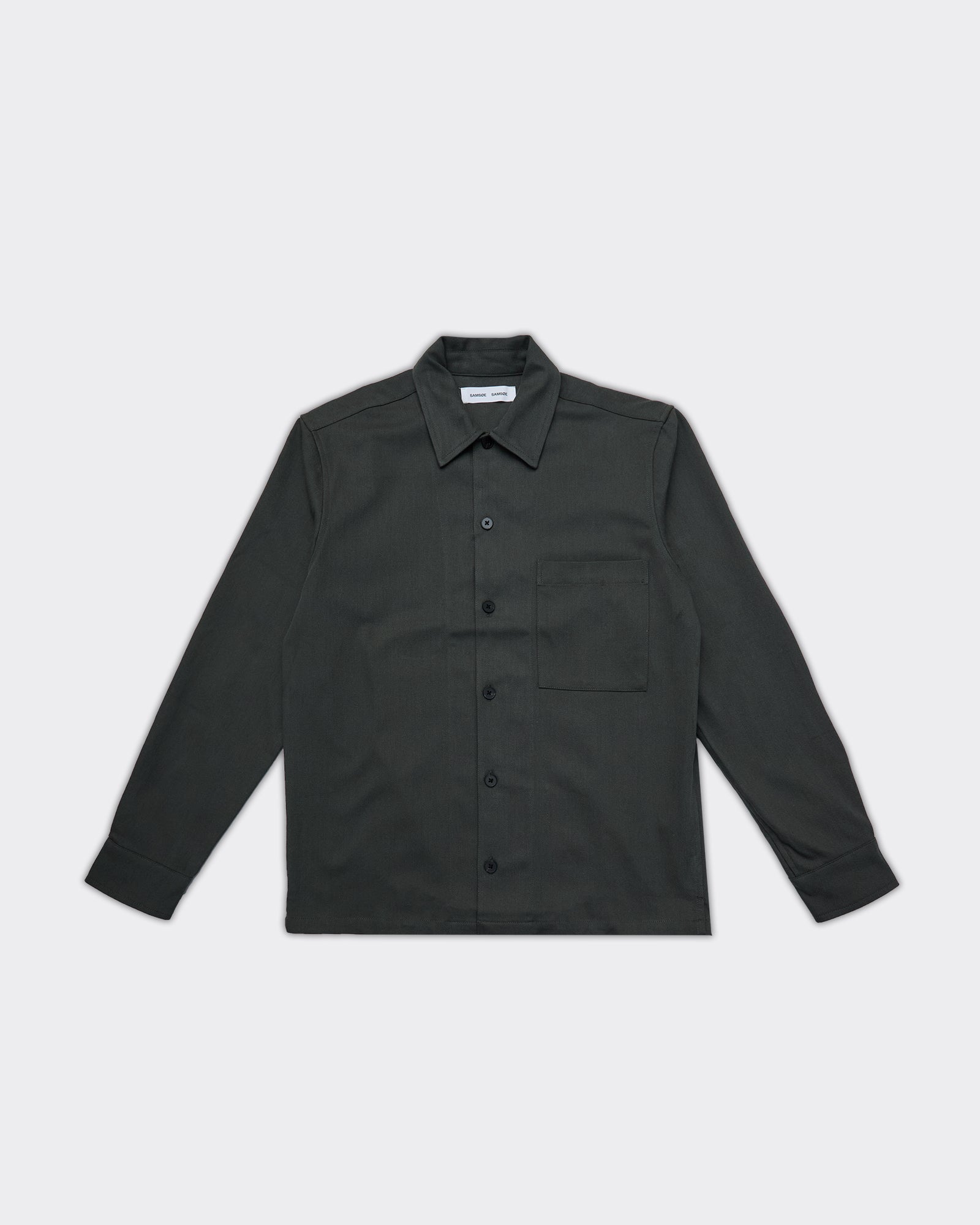 Camicia Overshirt Sadamon Verde Scuro