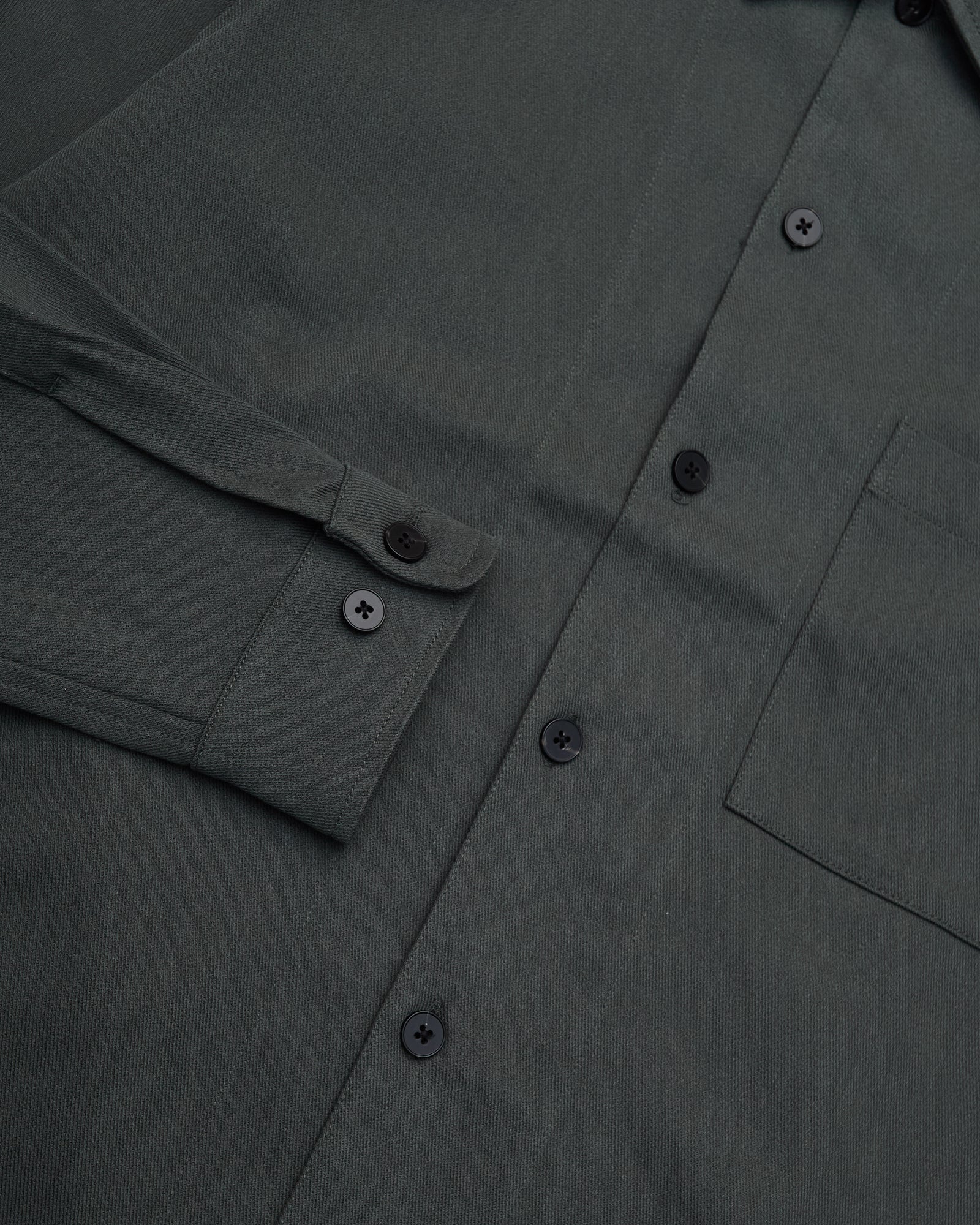 Camicia Overshirt Sadamon Verde Scuro