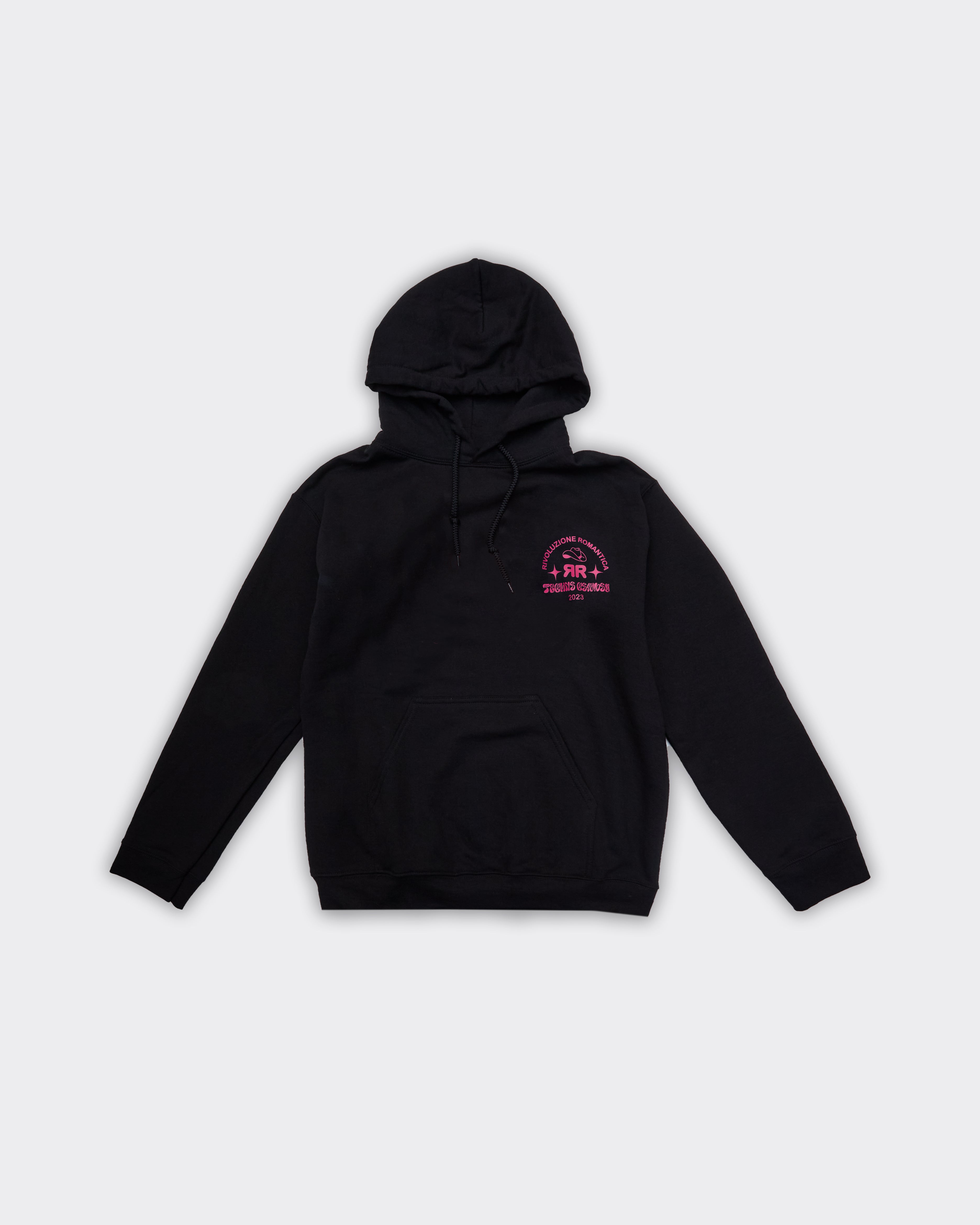 Felpa Con Cappuccio Techno Nera