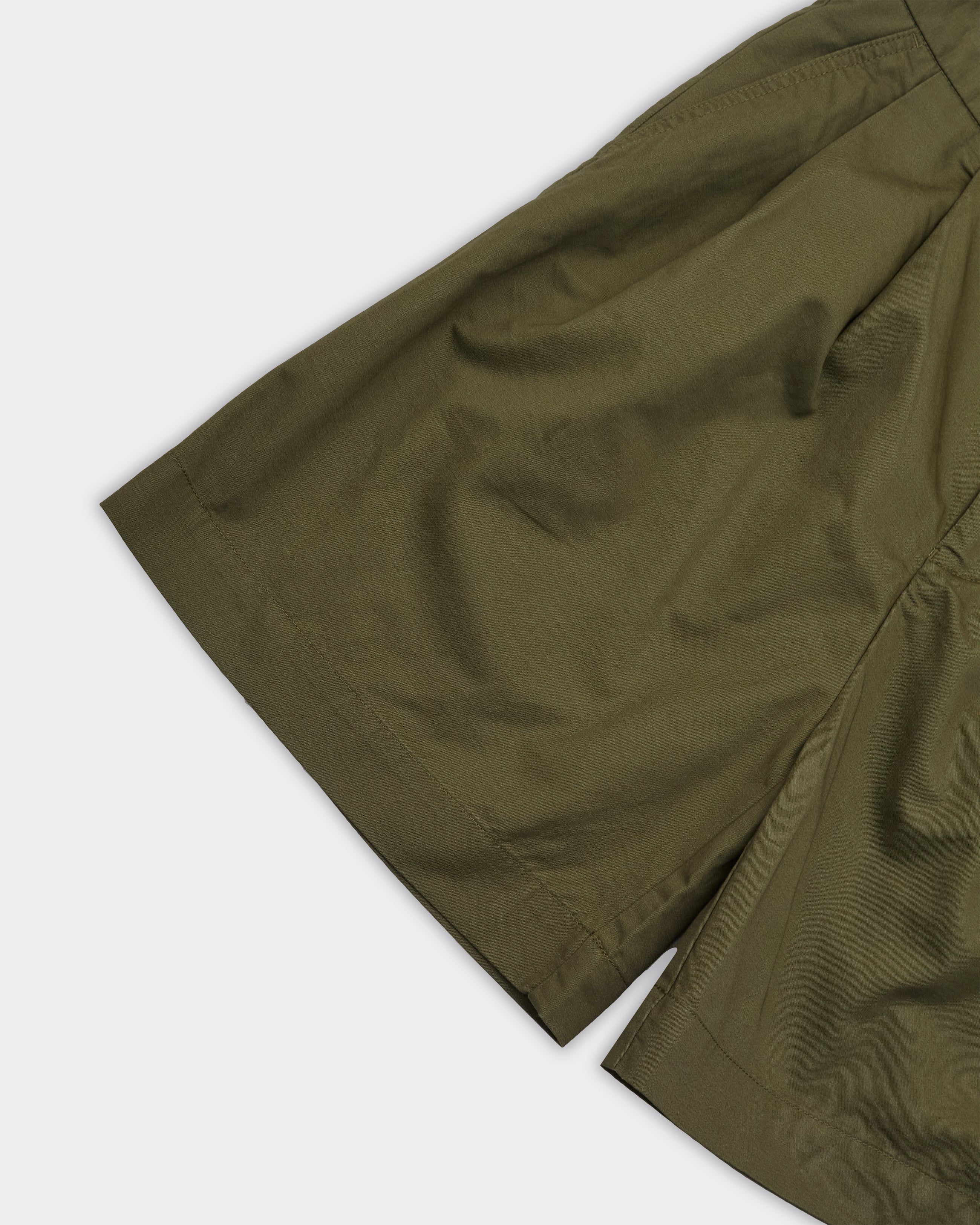Shorts Adam Loose Pleat Verde