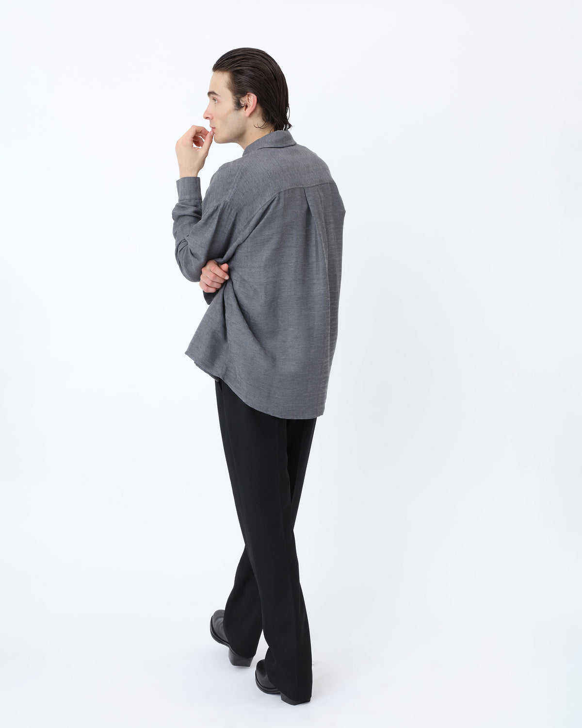 Camicia Maza Granite Gray