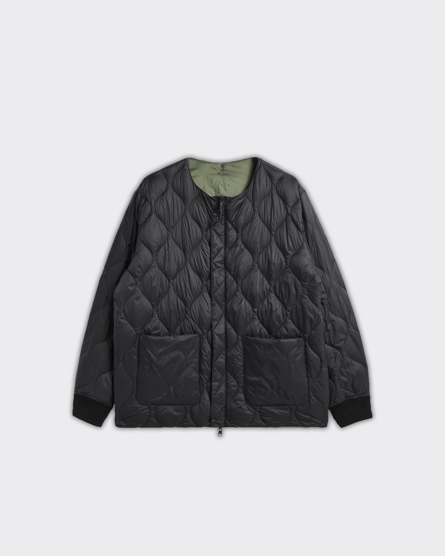 Giacca MA-1 Type Reversible Inner Down Dark Olive/Nero
