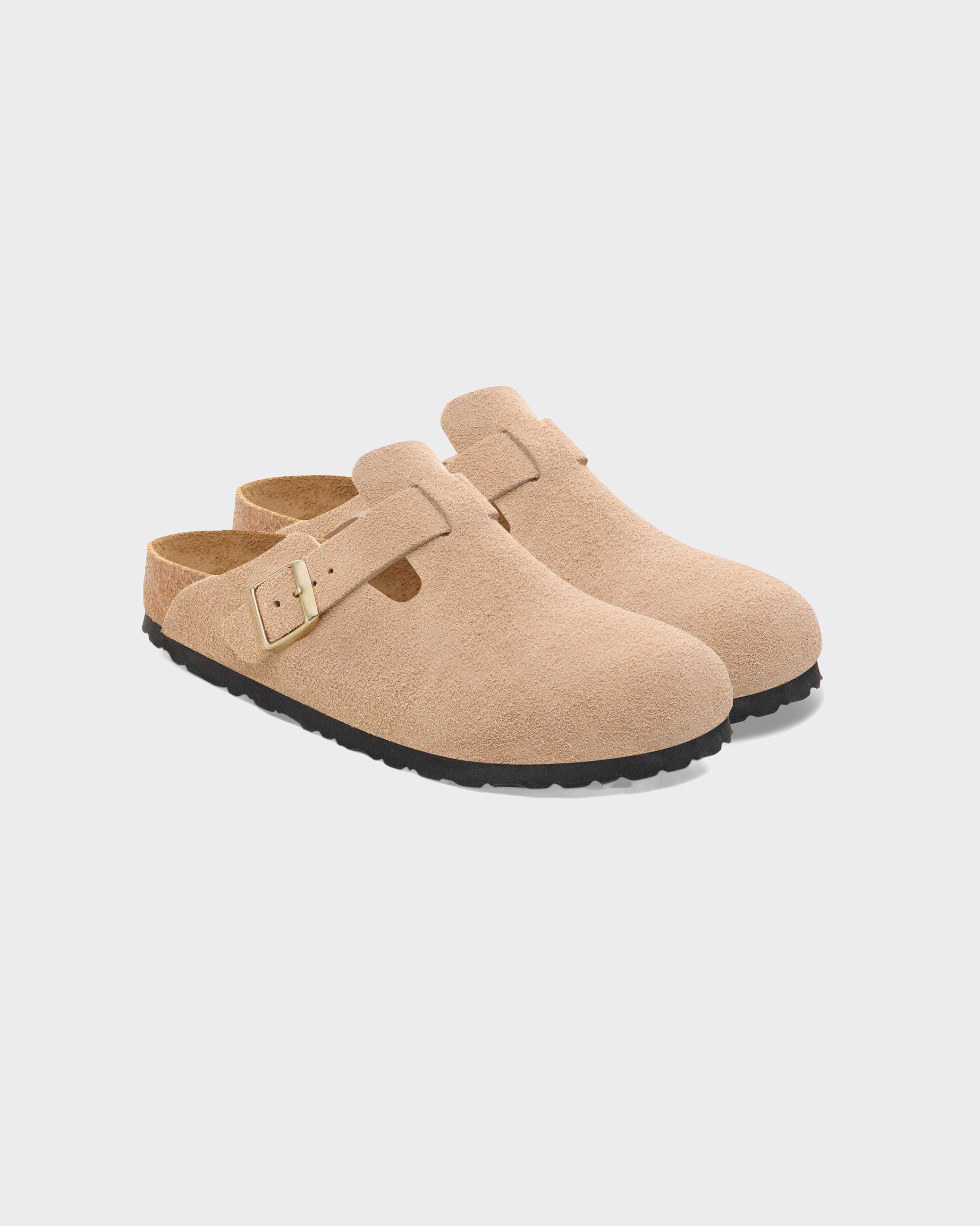 Ciabatta Boston Suede Leather Sandcastle