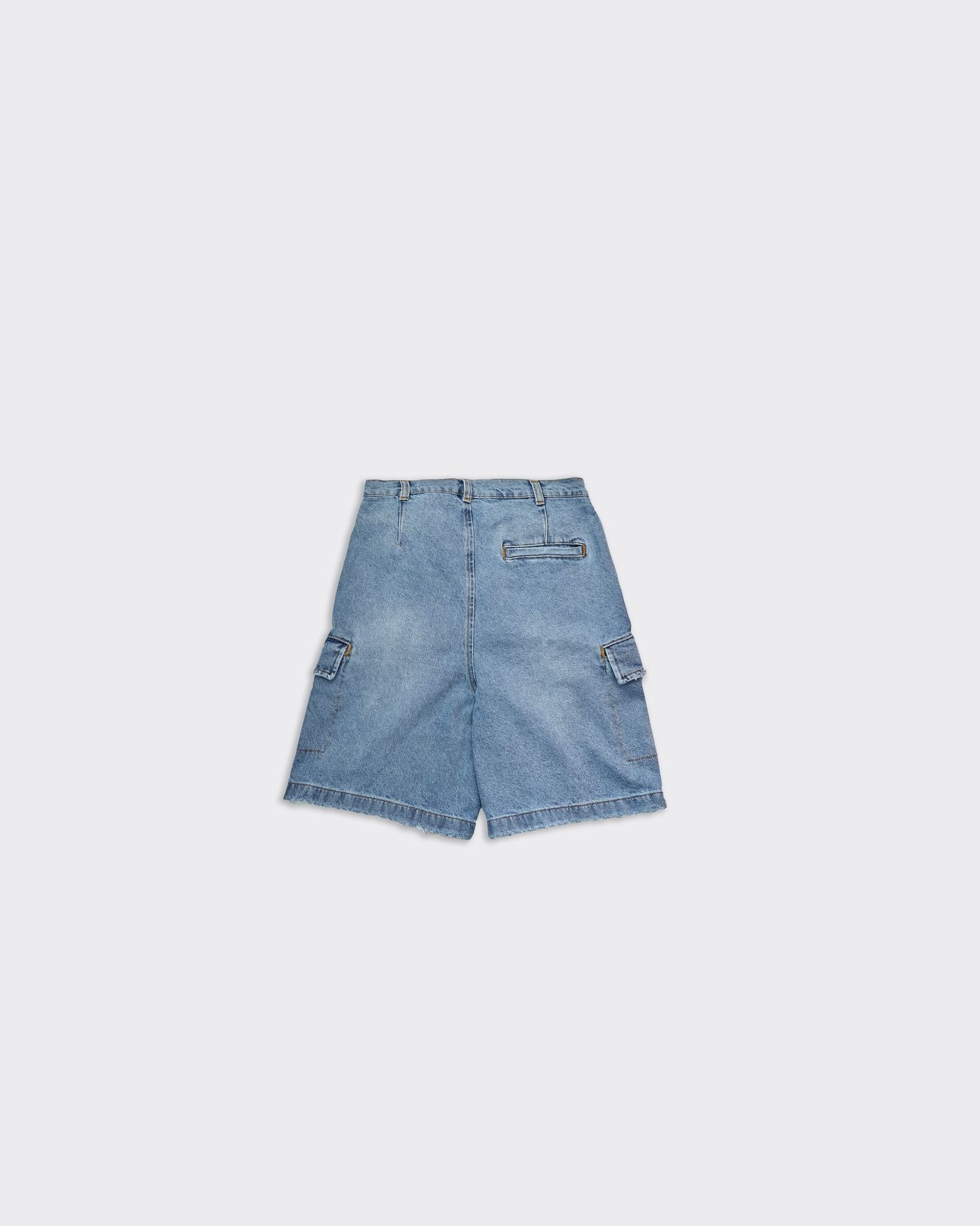 Pantalone Cargo Shorts Light Blu