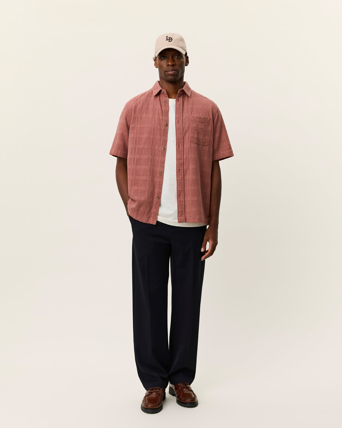 Camicia Charlie Cognac Red