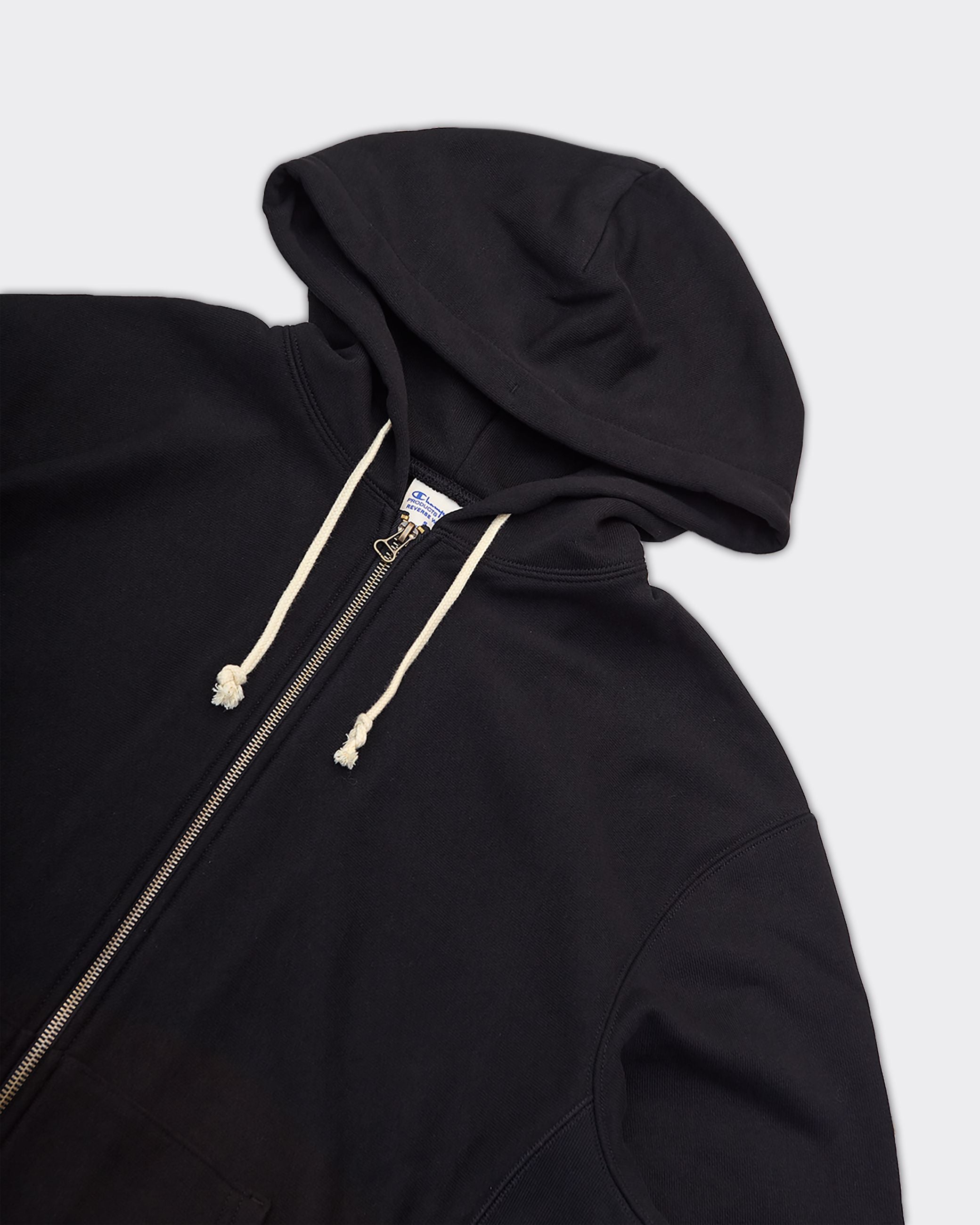 Full Zip Hoodie Black