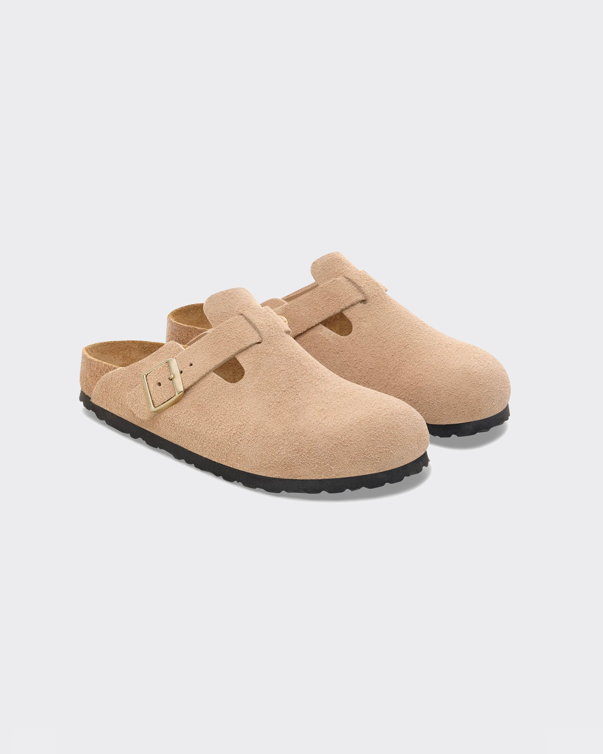 Ciabatta Boston Suede Leather Sandcastle