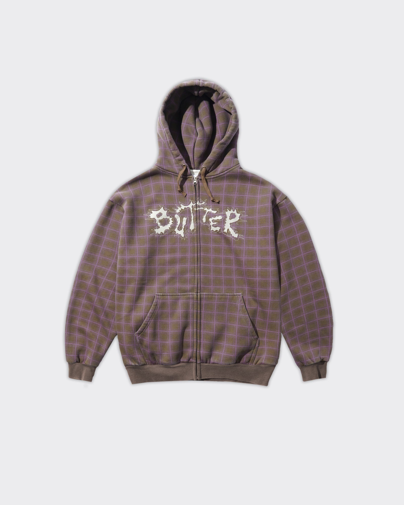 Felpa Con Cappuccio Eruption Zip-Thru Plaid