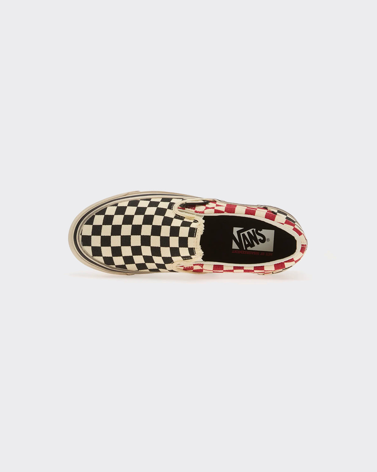 Sneakers Slip-On Act of Disagreement LX Classic 98 Black / Checkerboard