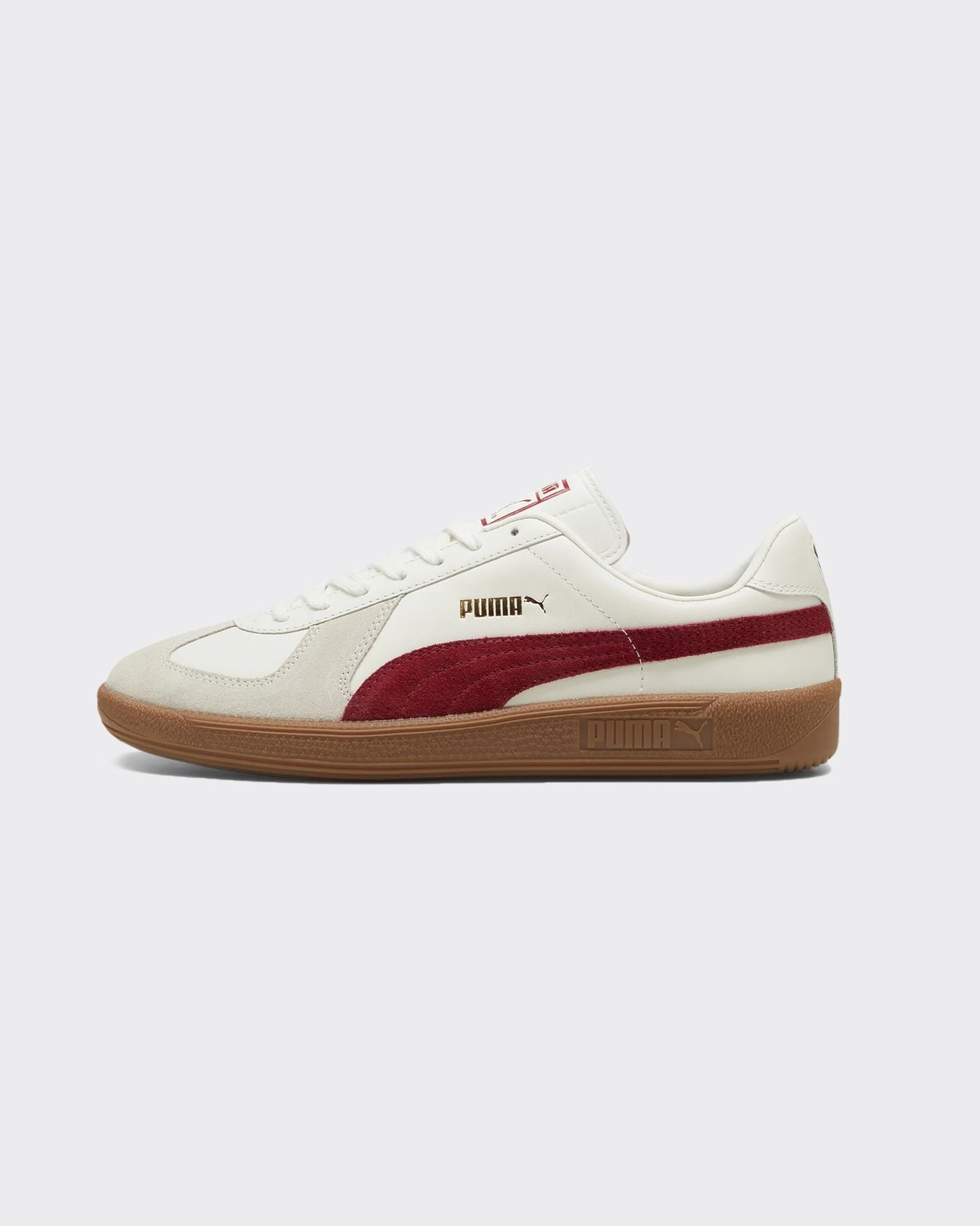 Army Trainer Warm White Intense Red Sneakers