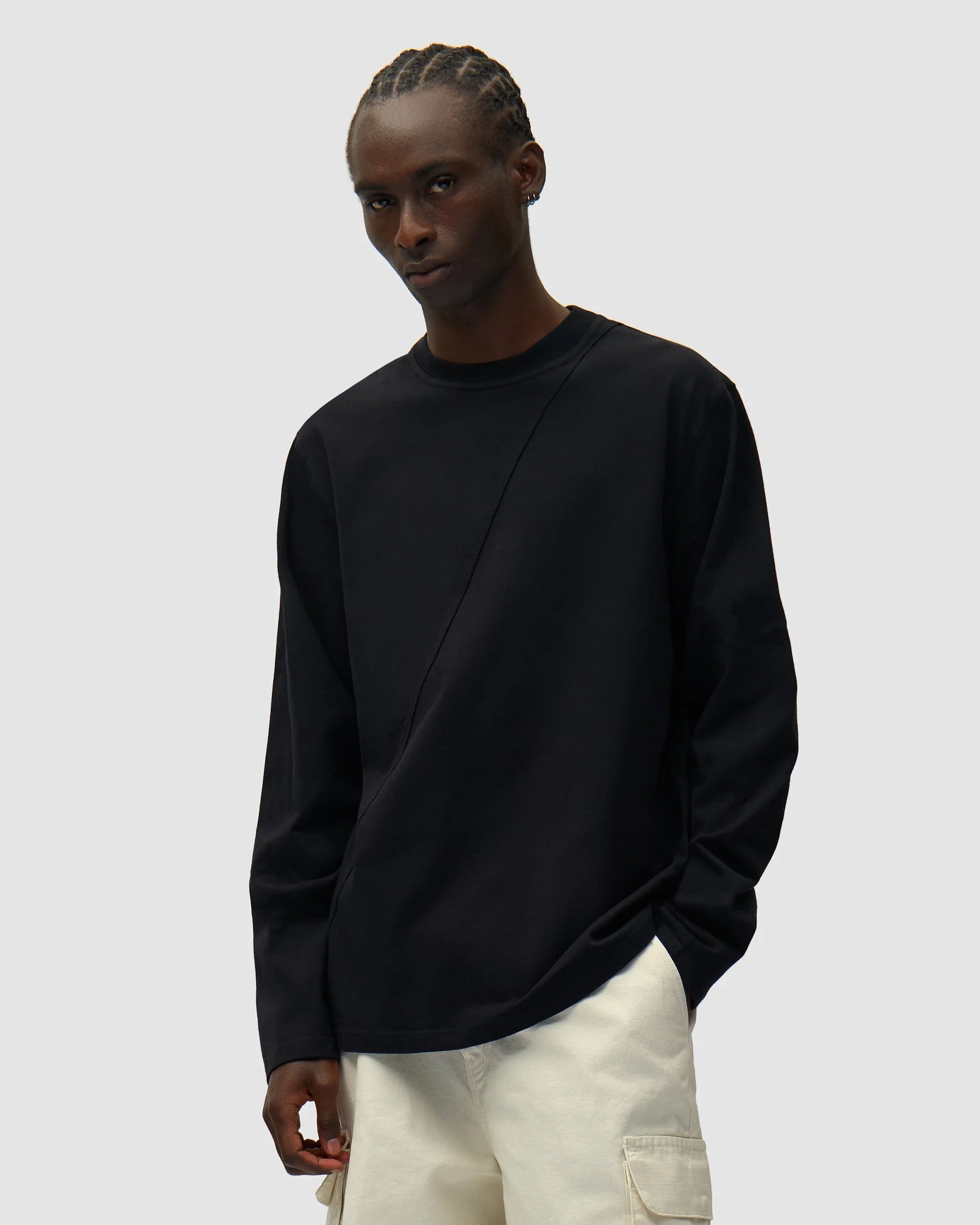 Longsleeve Back Circle Logo Nera