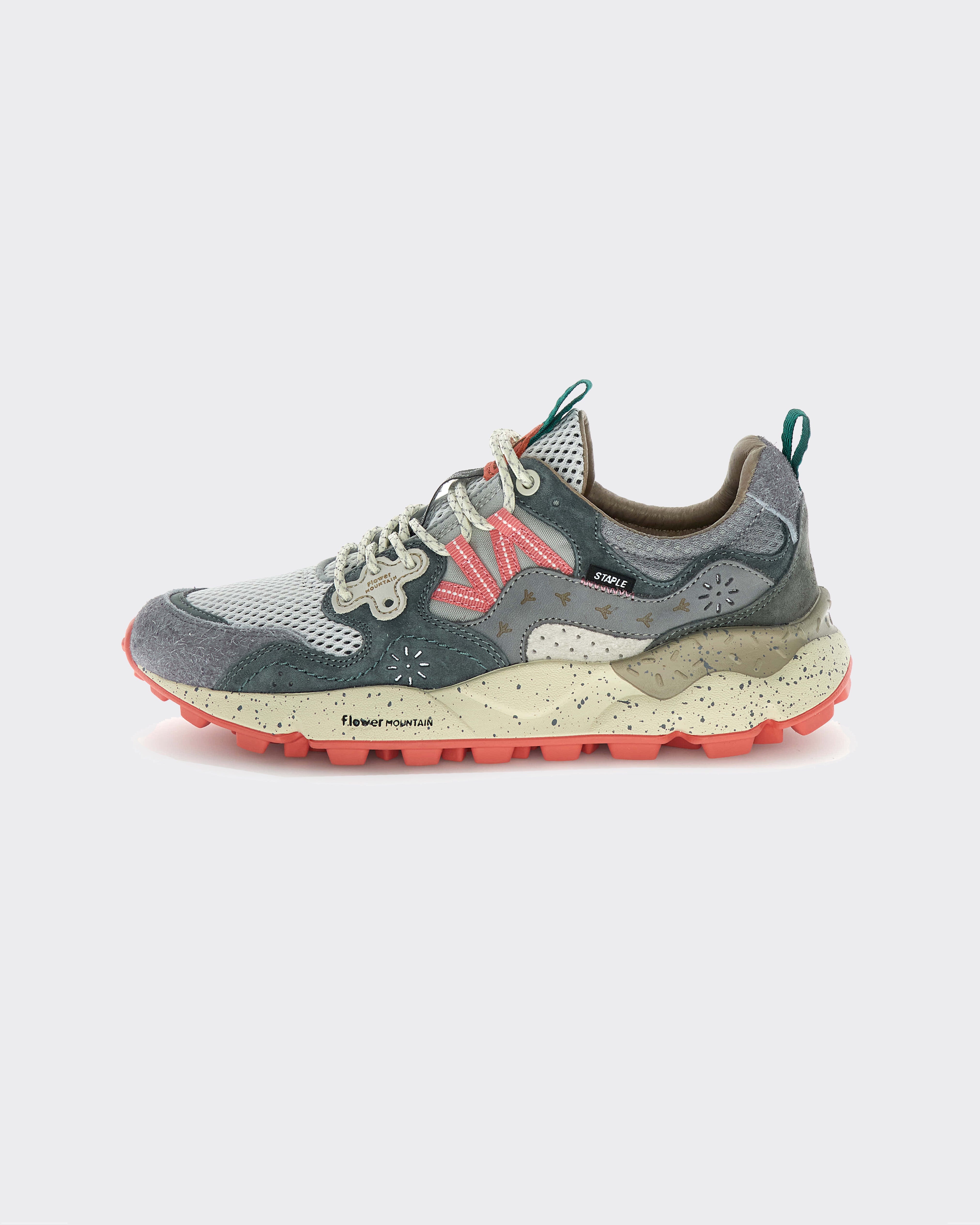 Sneakers Yamano 3 X Jeff Staple 3 Uni Suede-Mesh Grey/Anthracite/Rose