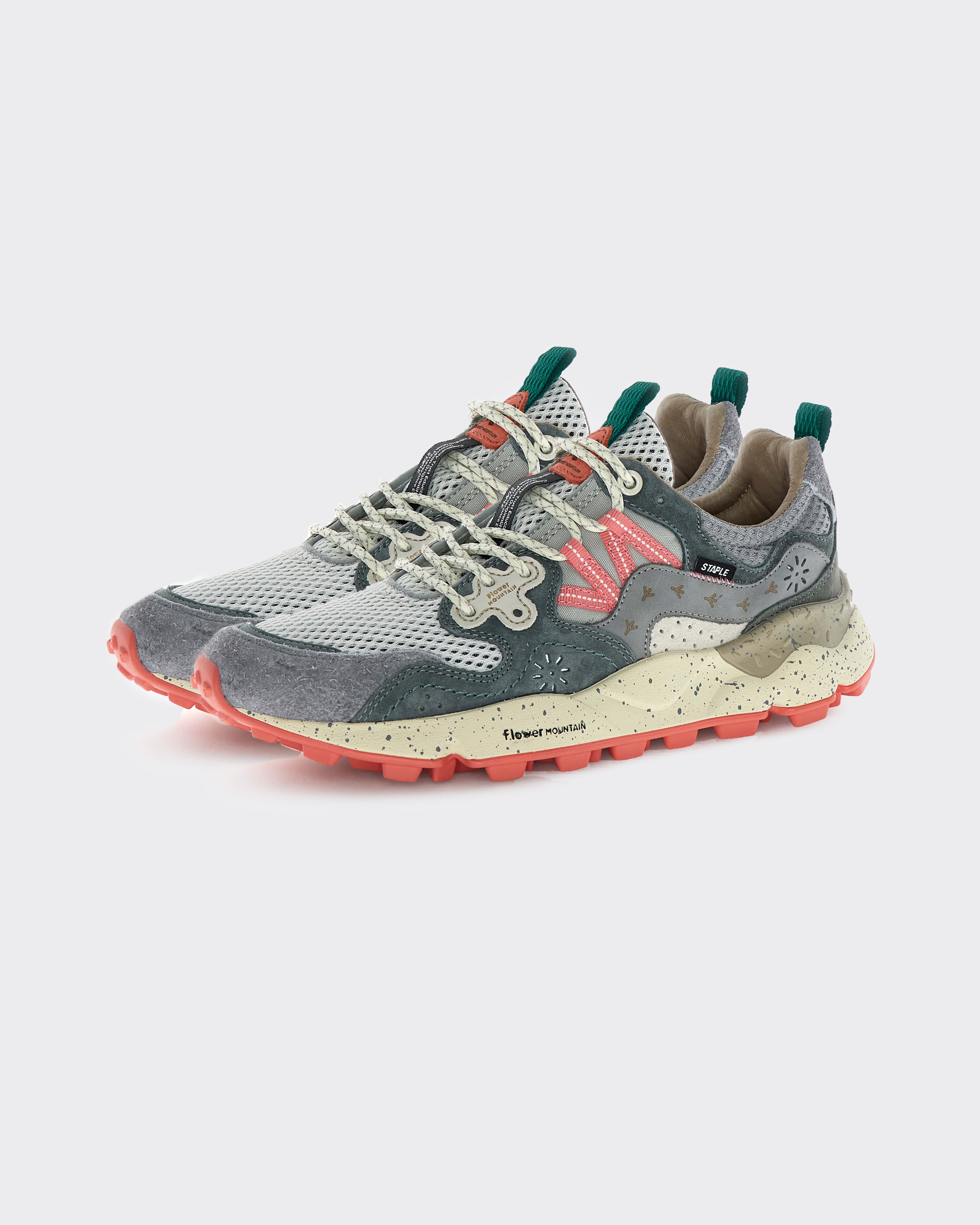Sneakers Yamano 3 X Jeff Staple 3 Uni Suede-Mesh Grey/Anthracite/Rose