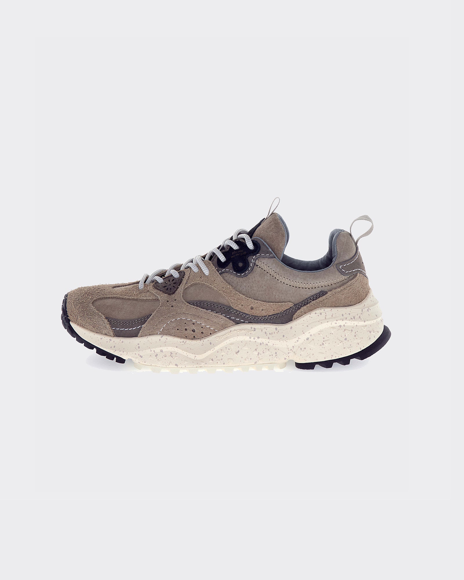 Sneakers Wave Hairy Velour/Suede Dove