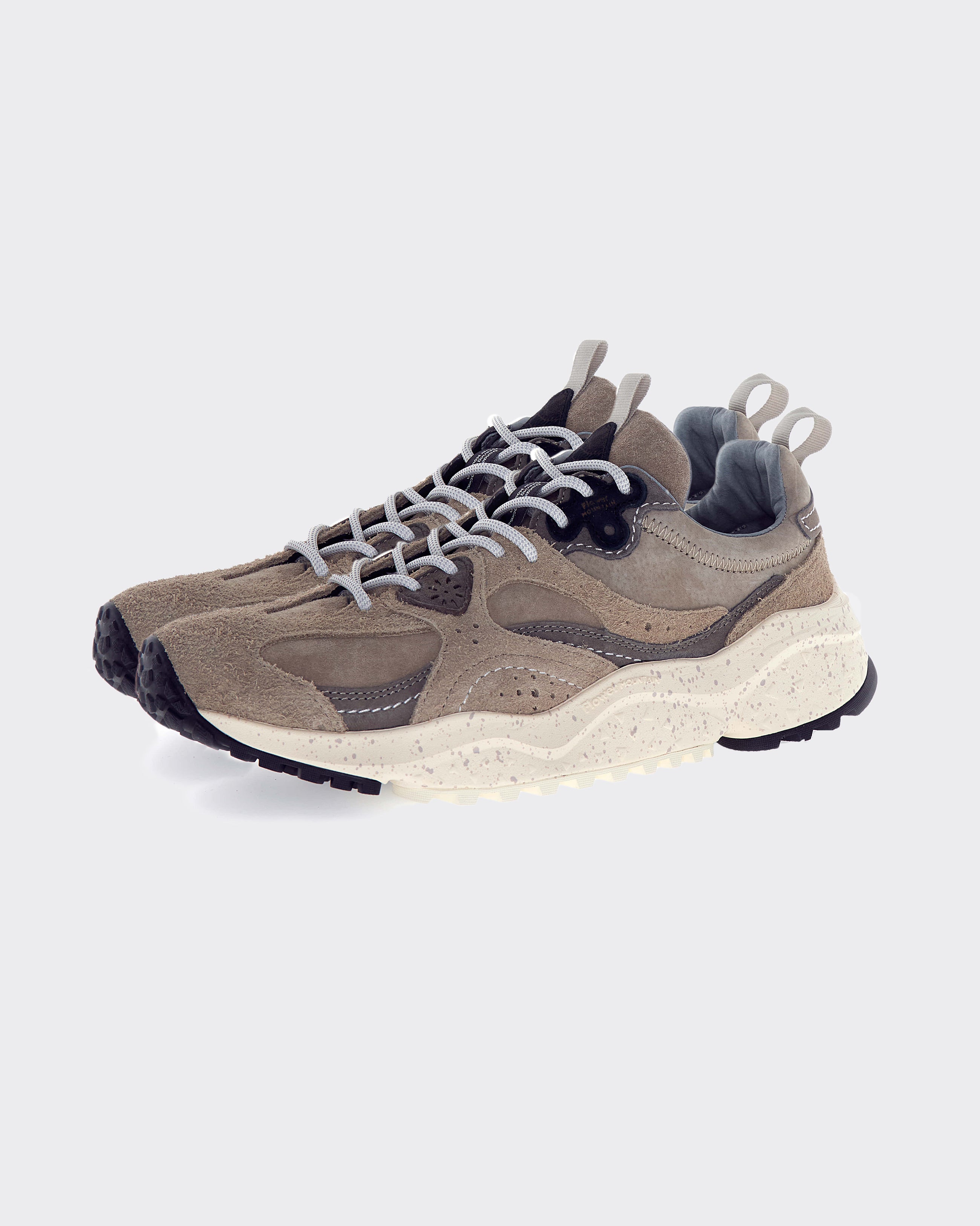Sneakers Wave Hairy Velour/Suede Dove