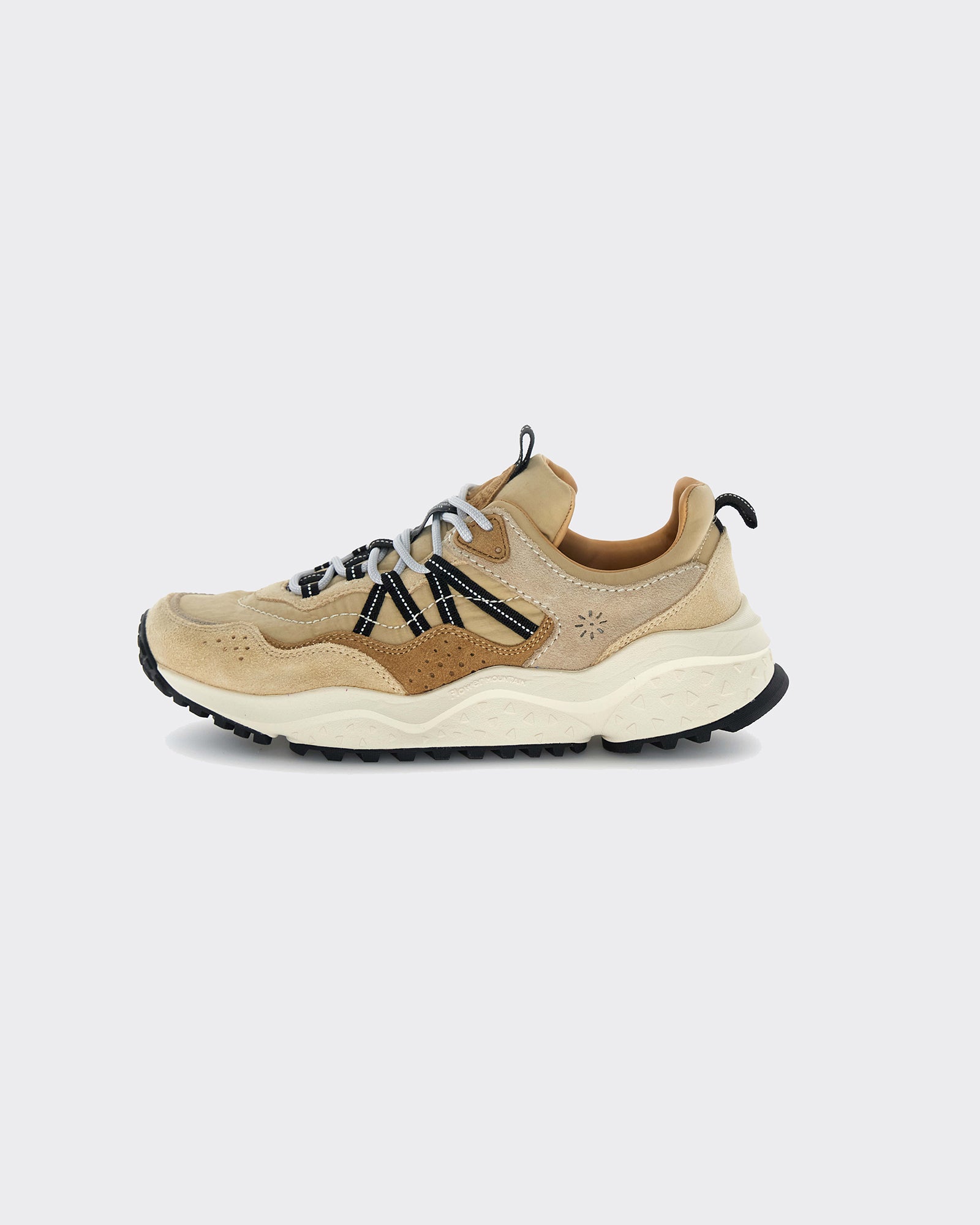 Sneakers Sanchia Uni Cow Velour-Nylon Desert/Brown/Beige