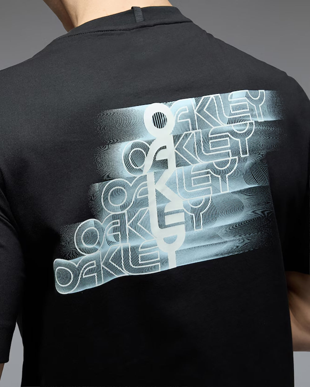 T-Shirt Stacked Flow Nera