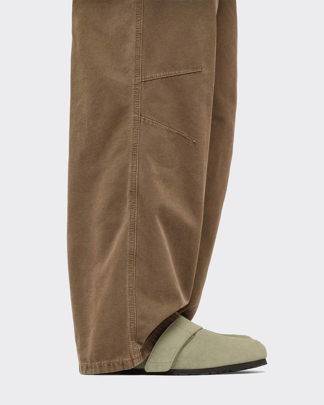 Ciabatta Loma Suede Leather Faded Khaki