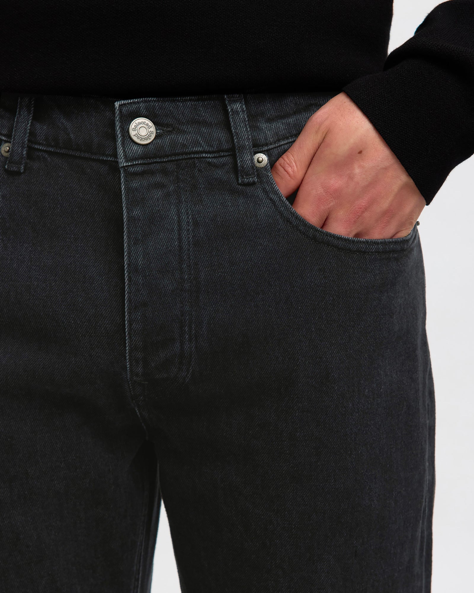 Jeans Loose Ben Kori Denim Nero