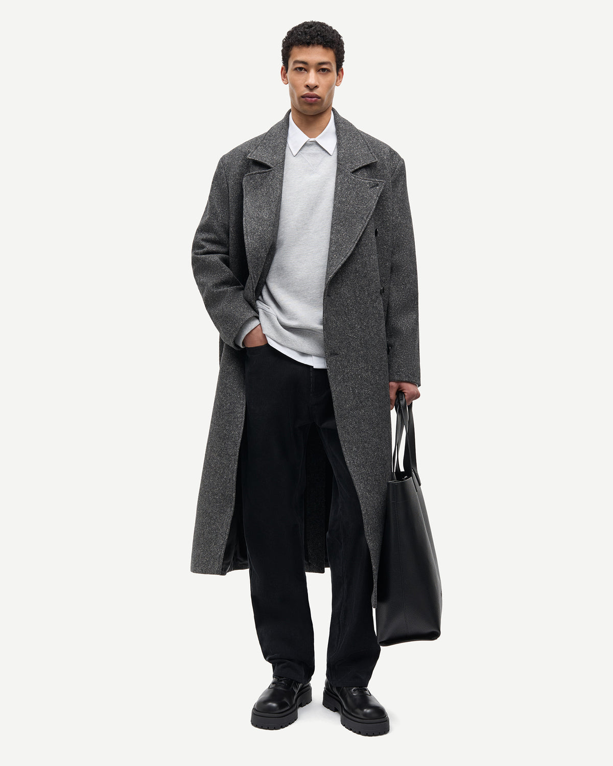 Cappotto Savince Dark Grey Melange